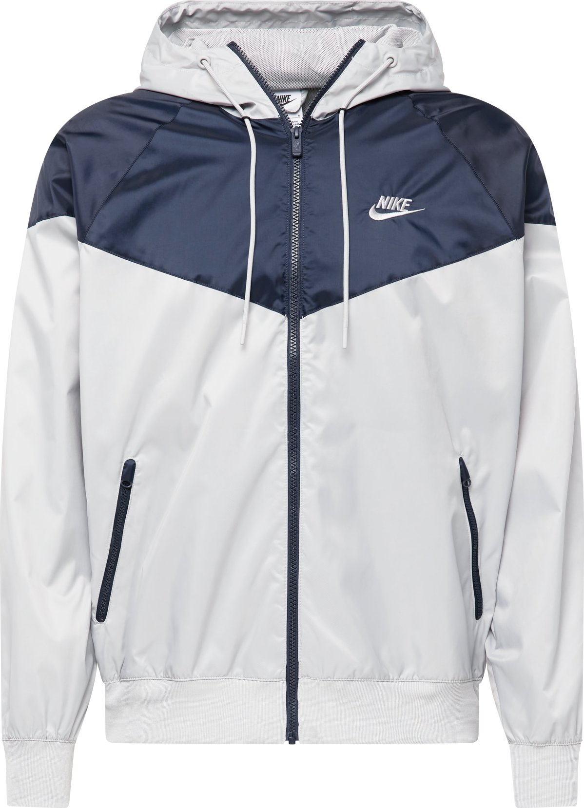 Přechodná bunda Nike Sportswear námořnická modř / světle šedá