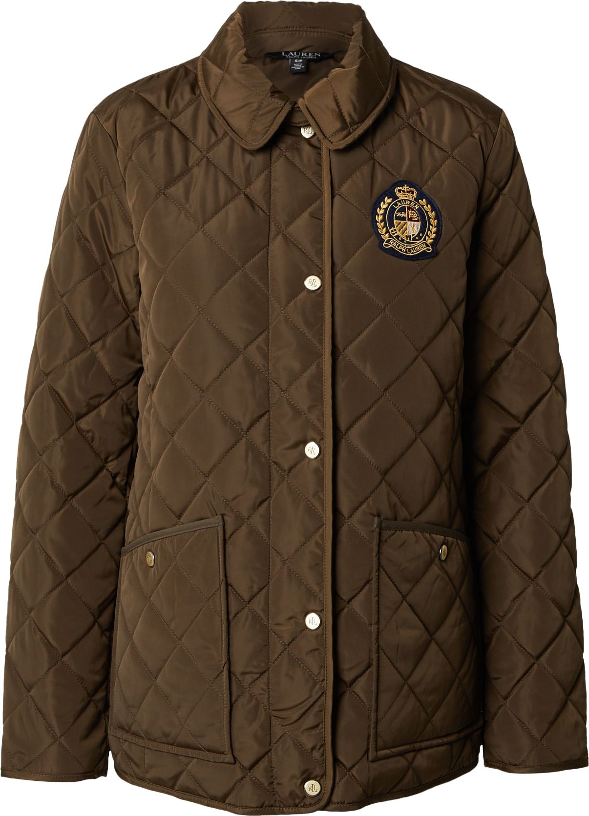 Přechodná bunda Lauren Ralph Lauren námořnická modř / zlatá / olivová