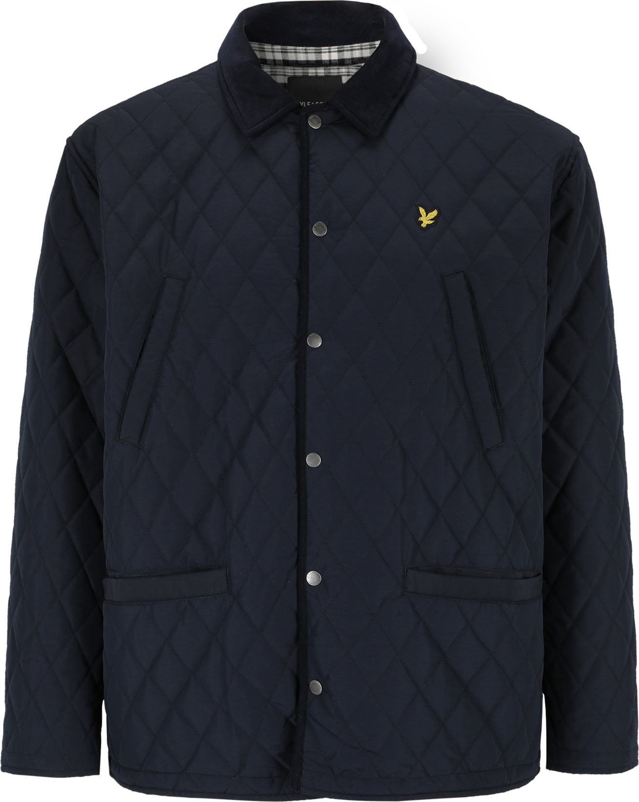 Přechodná bunda Lyle & Scott Big&Tall námořnická modř / žlutá / černá