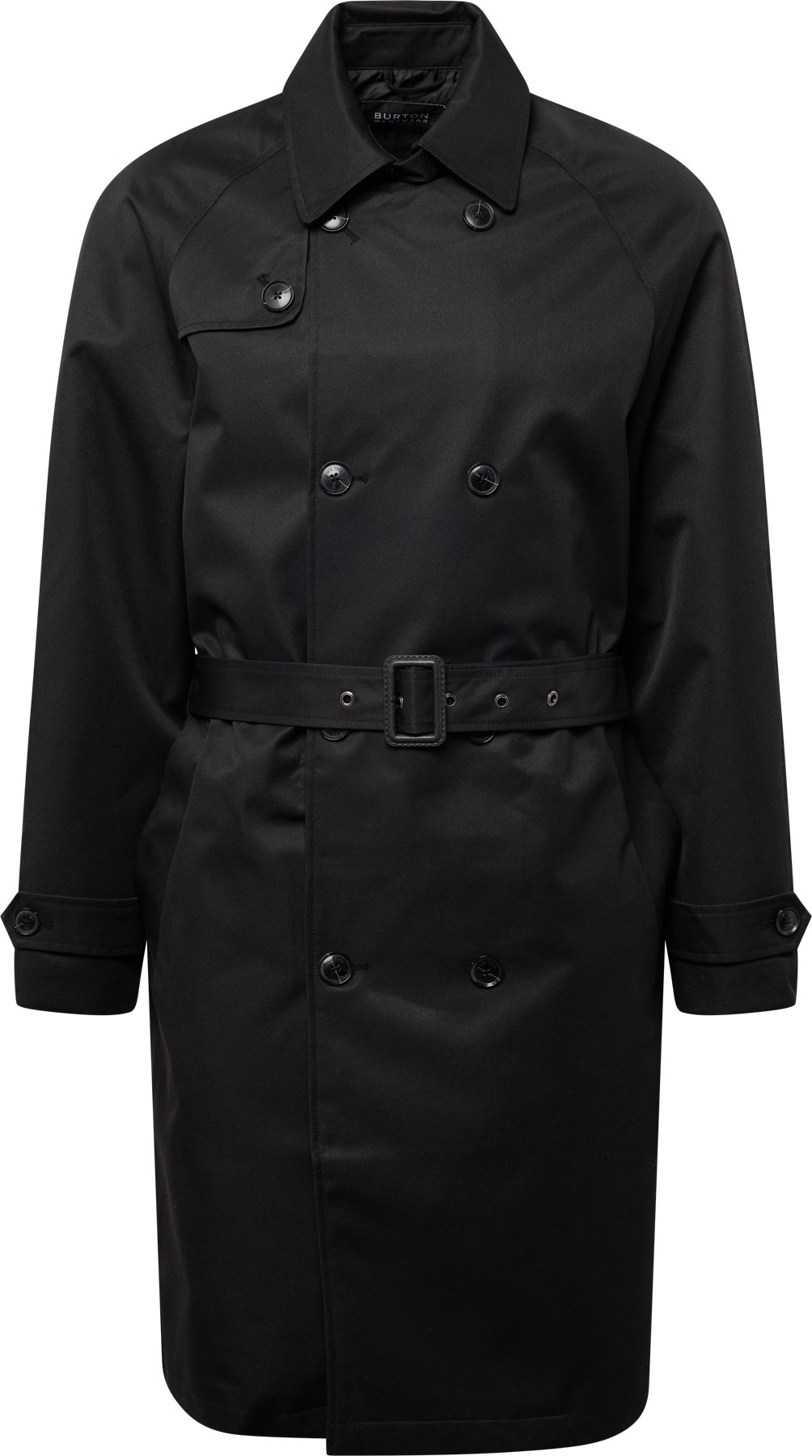 Přechodný kabát BURTON MENSWEAR LONDON černá
