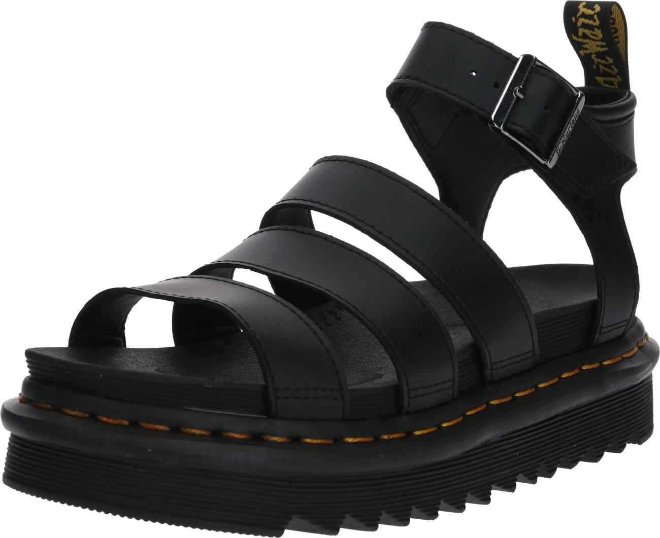 Páskové sandály 'Blaire' Dr. Martens černá