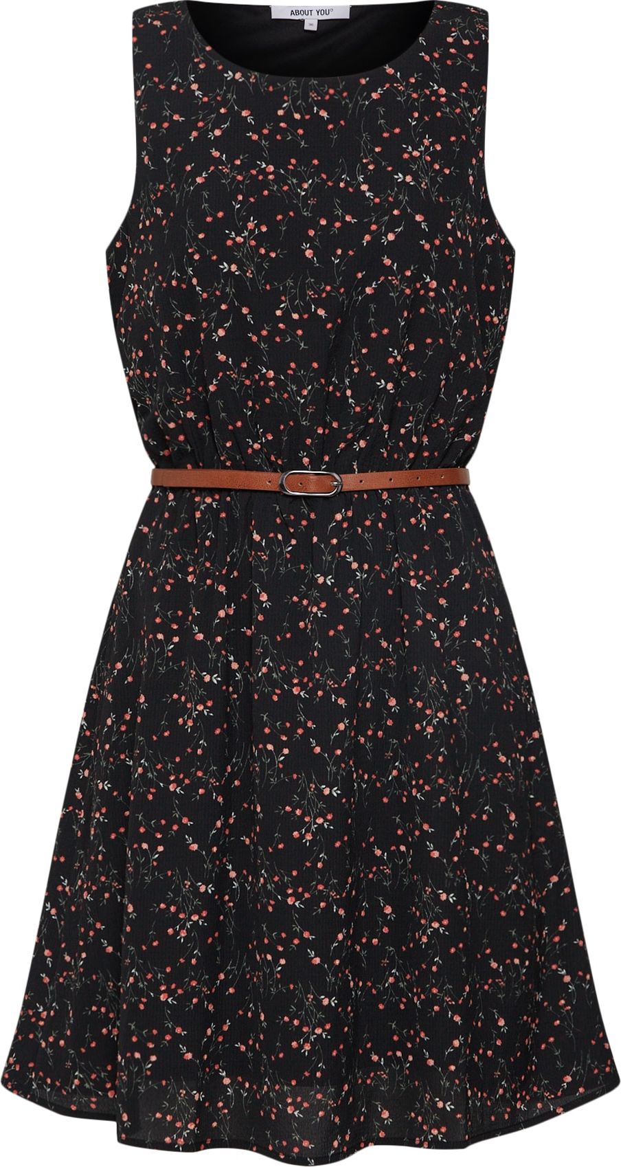 Šaty ABOUT YOU červená / černá