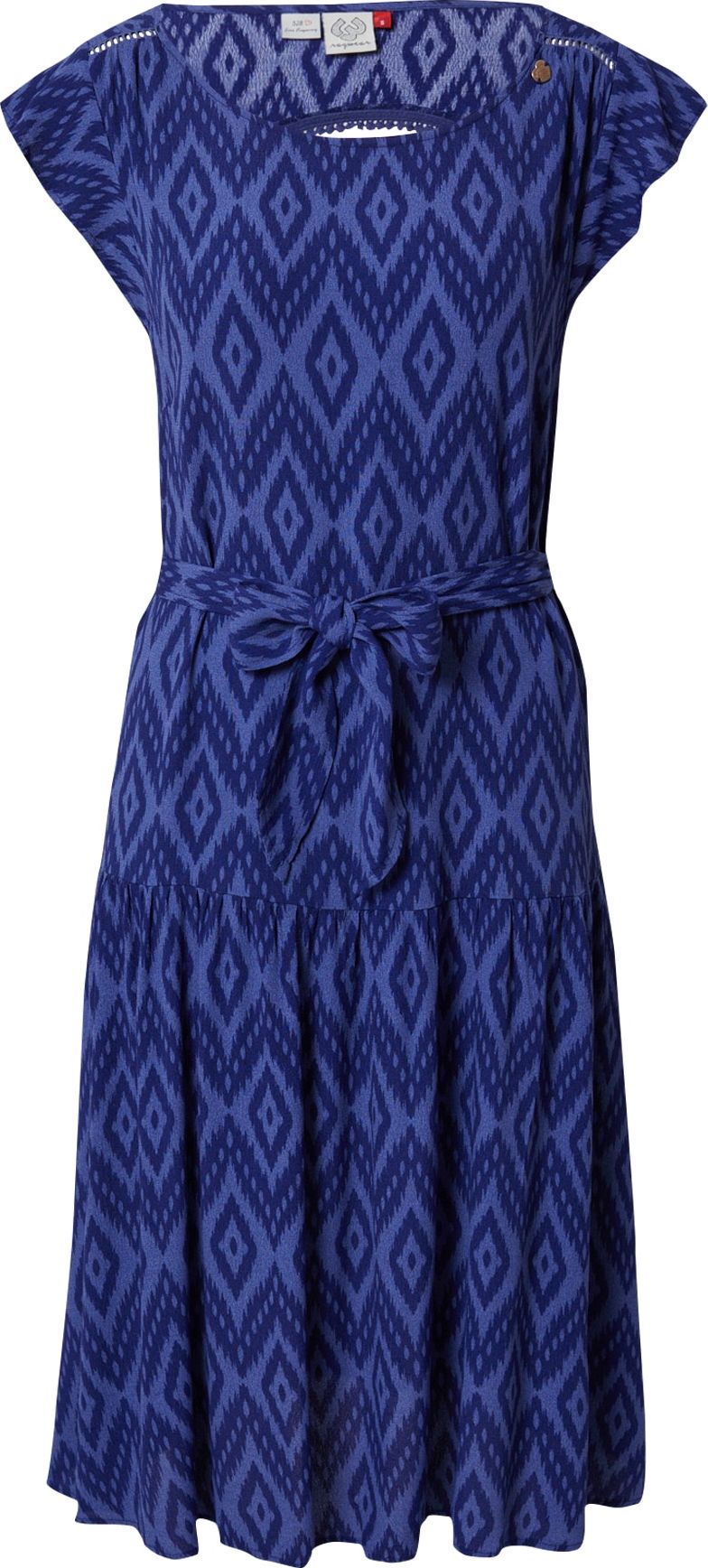 Šaty 'IKKAT' Ragwear noční modrá / fialkově modrá