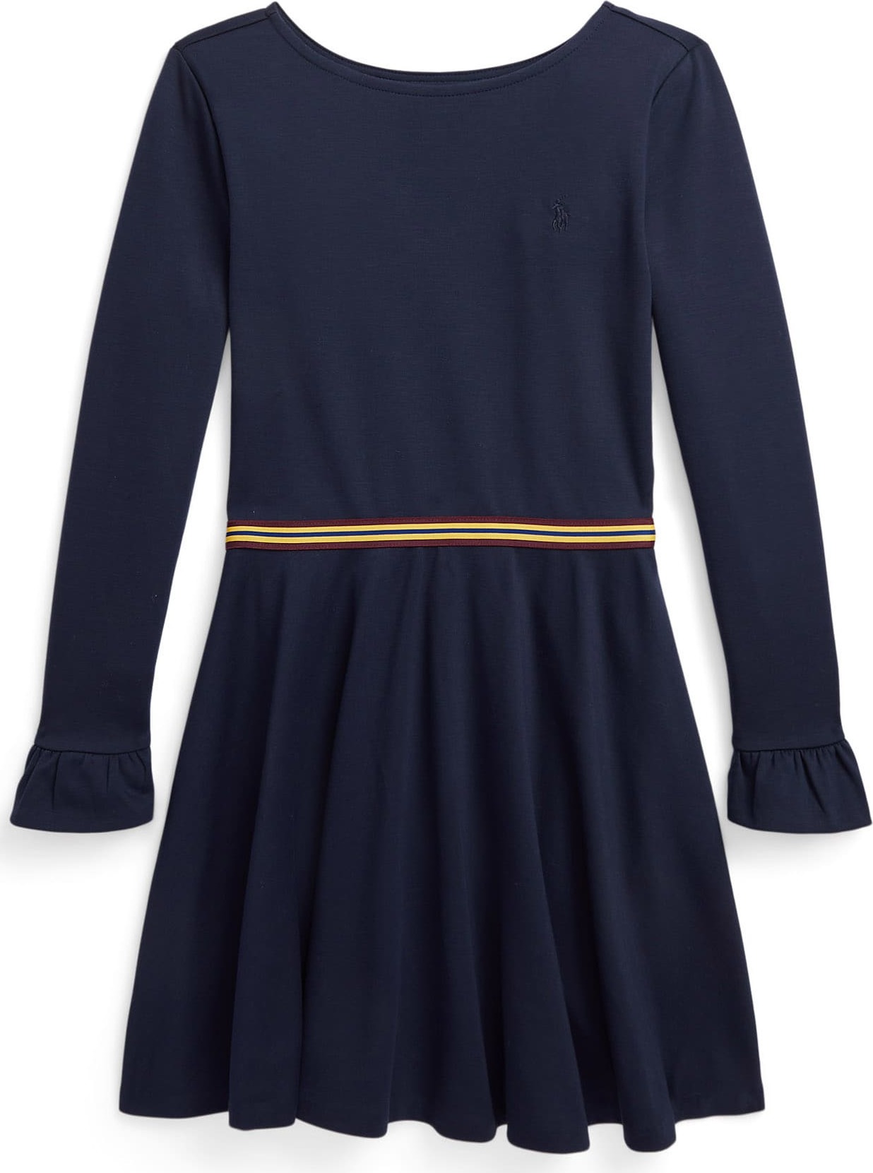 Šaty Polo Ralph Lauren námořnická modř / žlutá / burgundská červeň