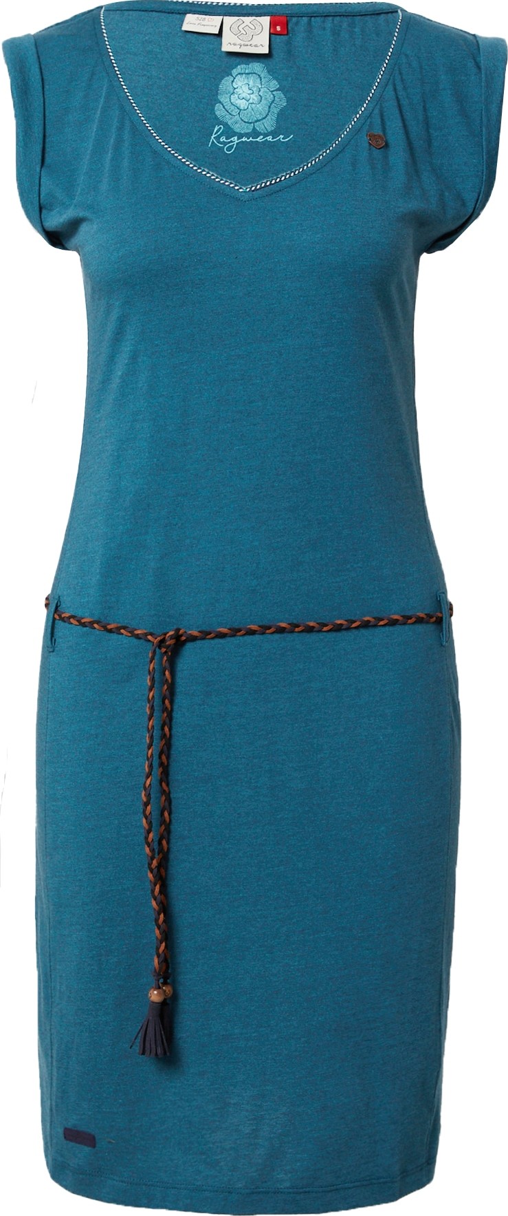 Šaty 'SLAVKA' Ragwear námořnická modř / hnědá / petrolejová / bílá
