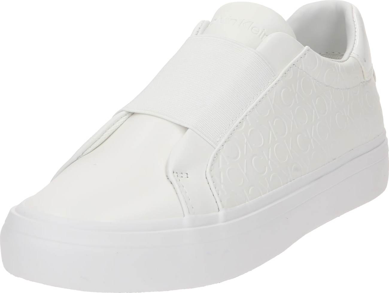 Slip on boty Calvin Klein bílá