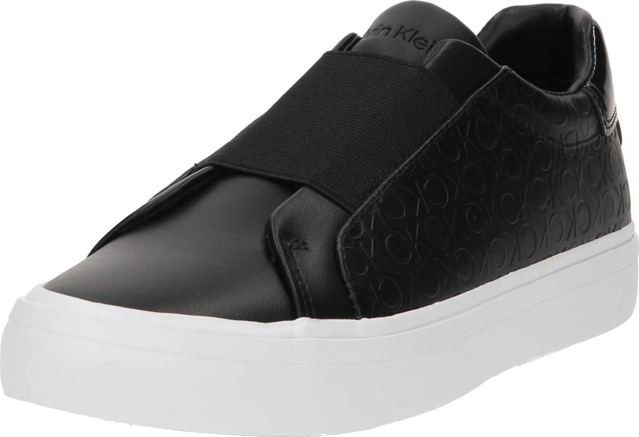 Slip on boty Calvin Klein černá