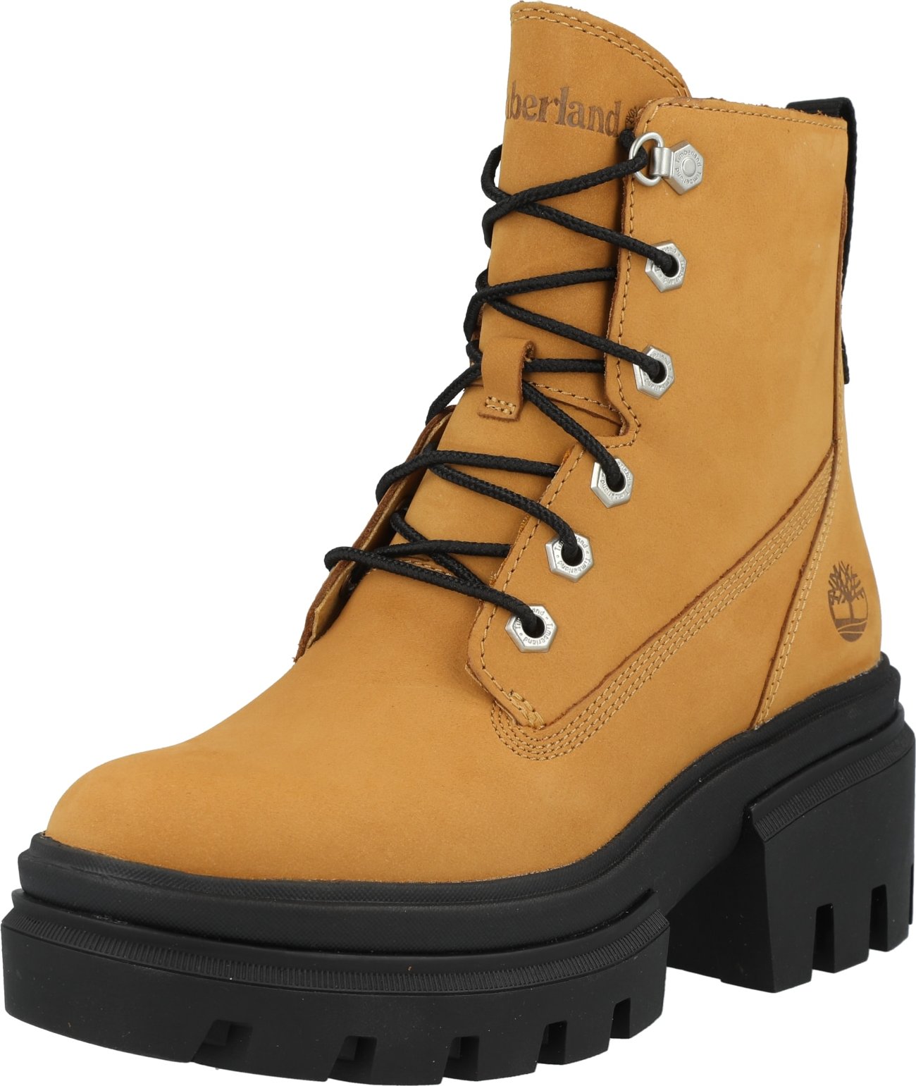 Šněrovací kozačky Timberland karamelová