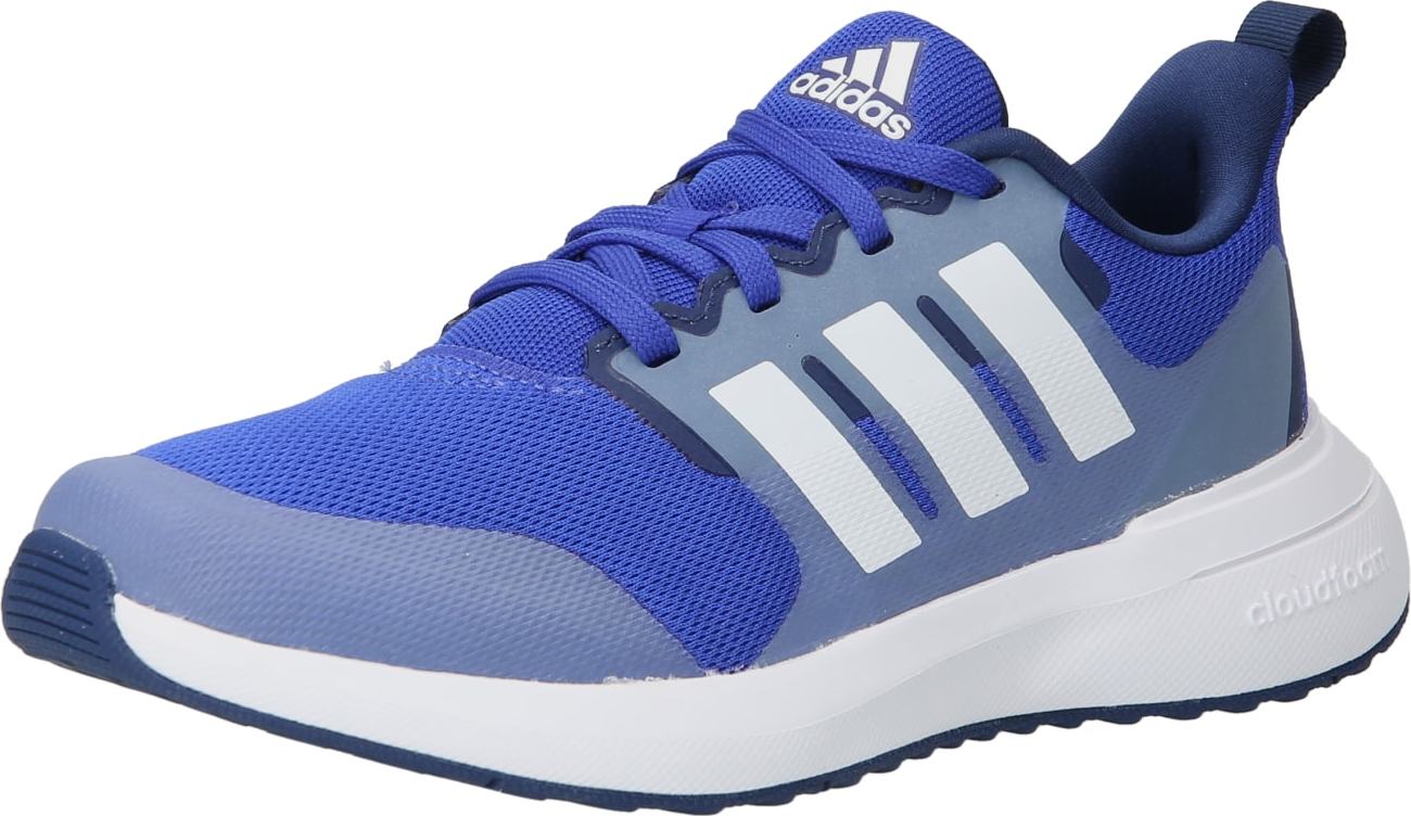 Sportovní boty 'Fortarun 2.0 Cloudfoam Lace' ADIDAS SPORTSWEAR modrá / kouřově modrá / bílá