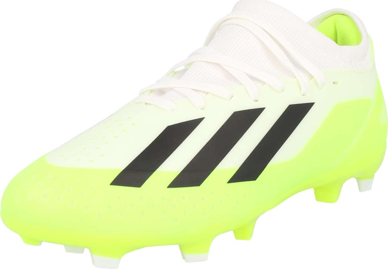 Sportovní boty 'X Crazyfast.3 Firm Ground' adidas performance svítivě zelená / černá / bílá