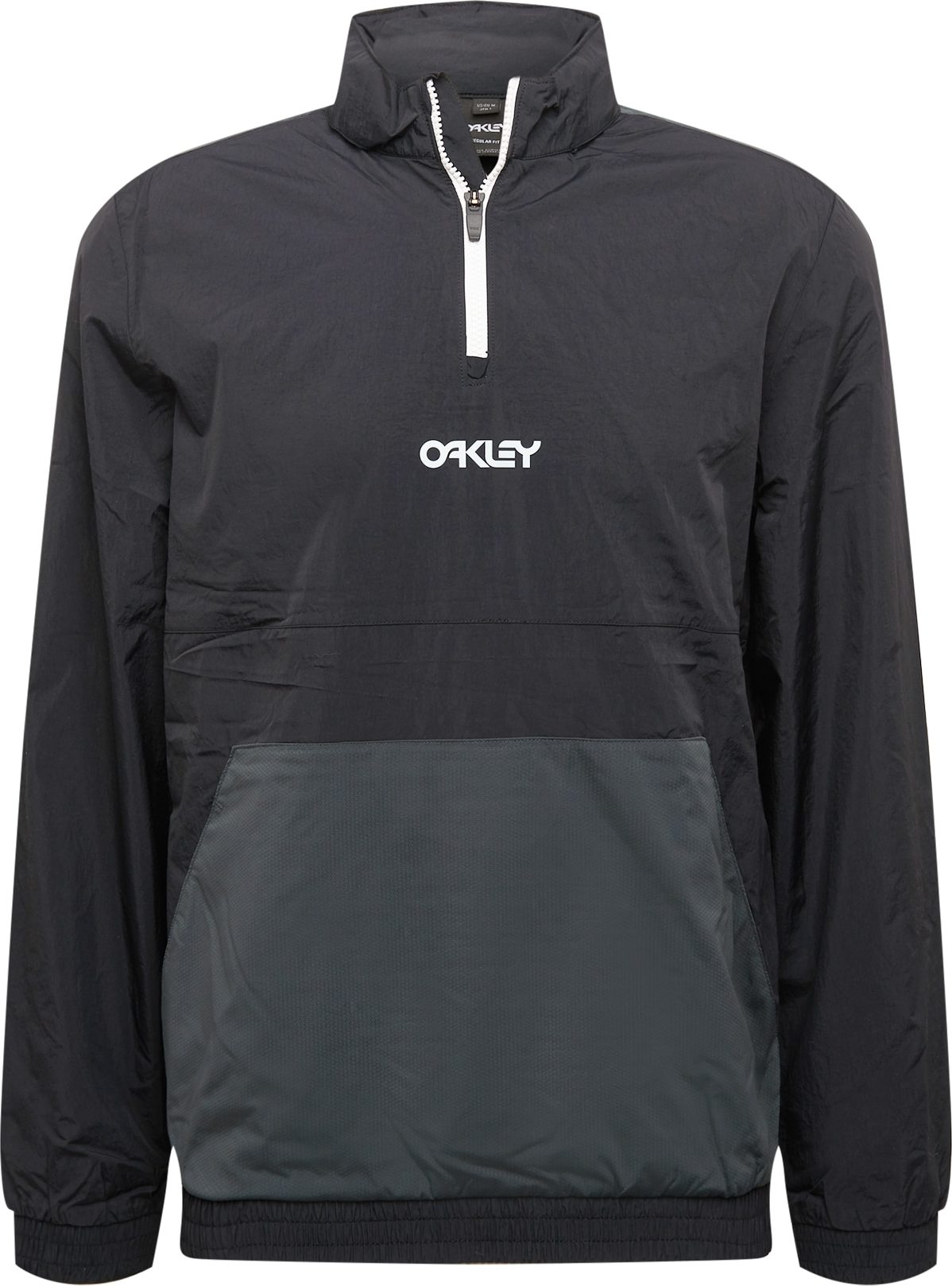 Sportovní bunda Oakley kouřově modrá / černá / bílá