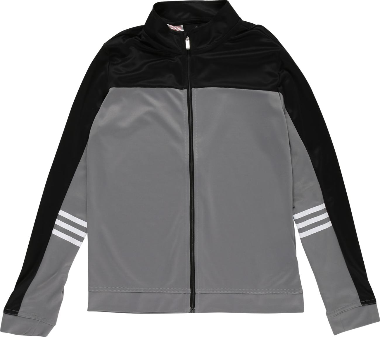 Sportovní bunda adidas Golf šedá / černá / bílá