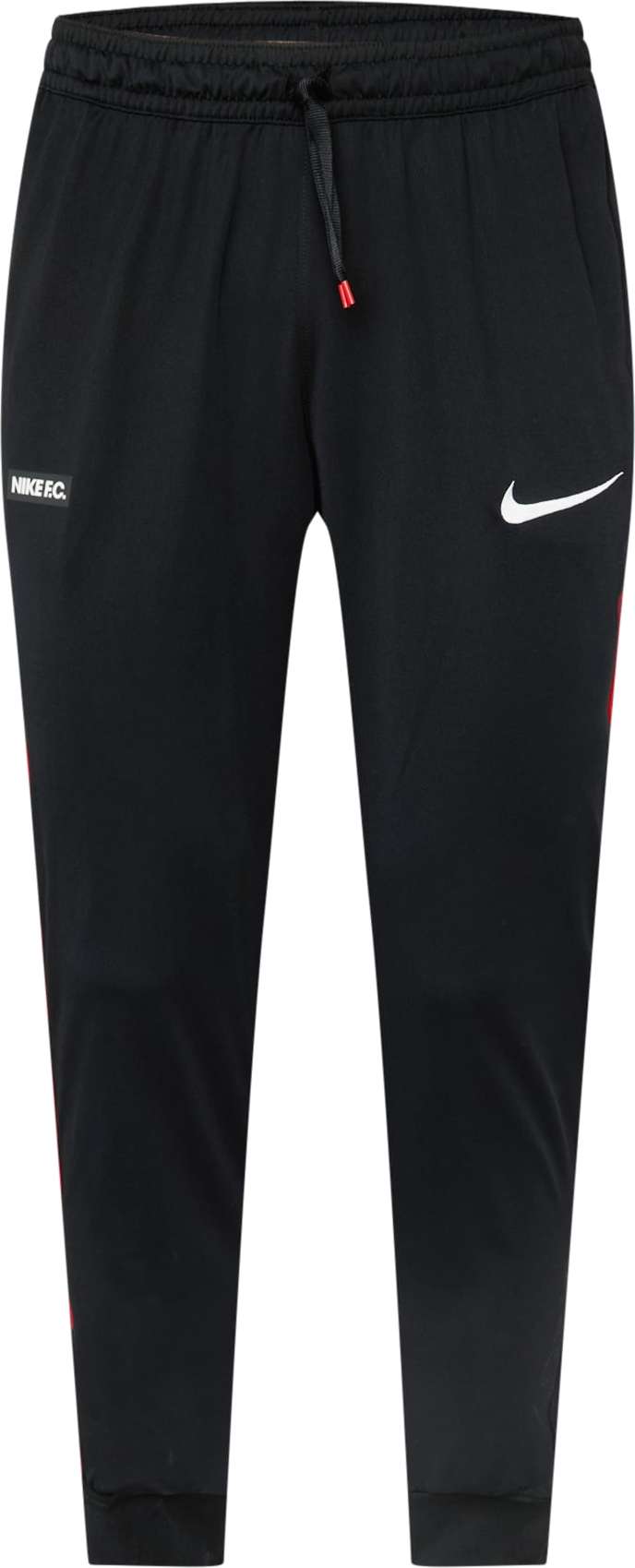 Sportovní kalhoty 'FC Libero' Nike červená / černá / bílá