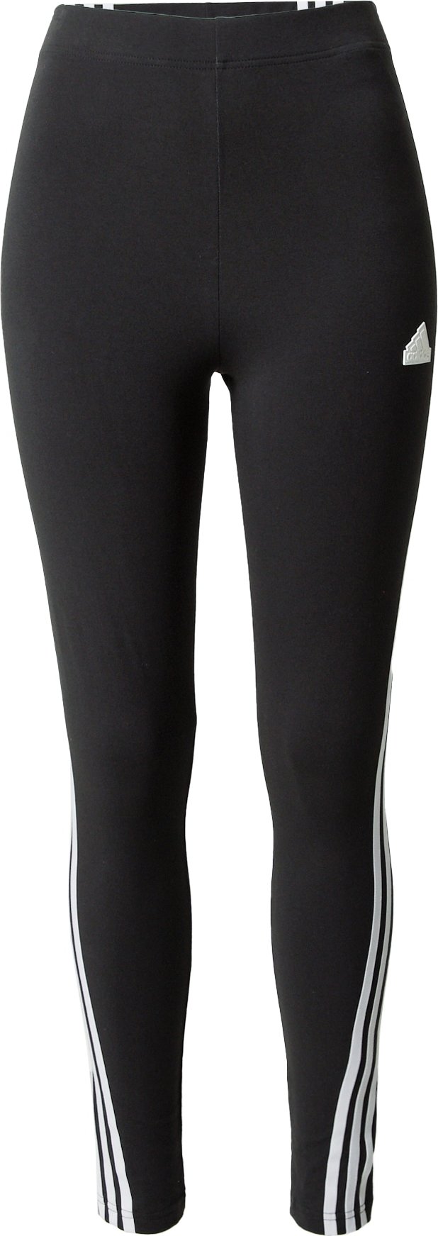 Sportovní kalhoty 'Future Icons 3-Stripes' ADIDAS SPORTSWEAR černá / bílá