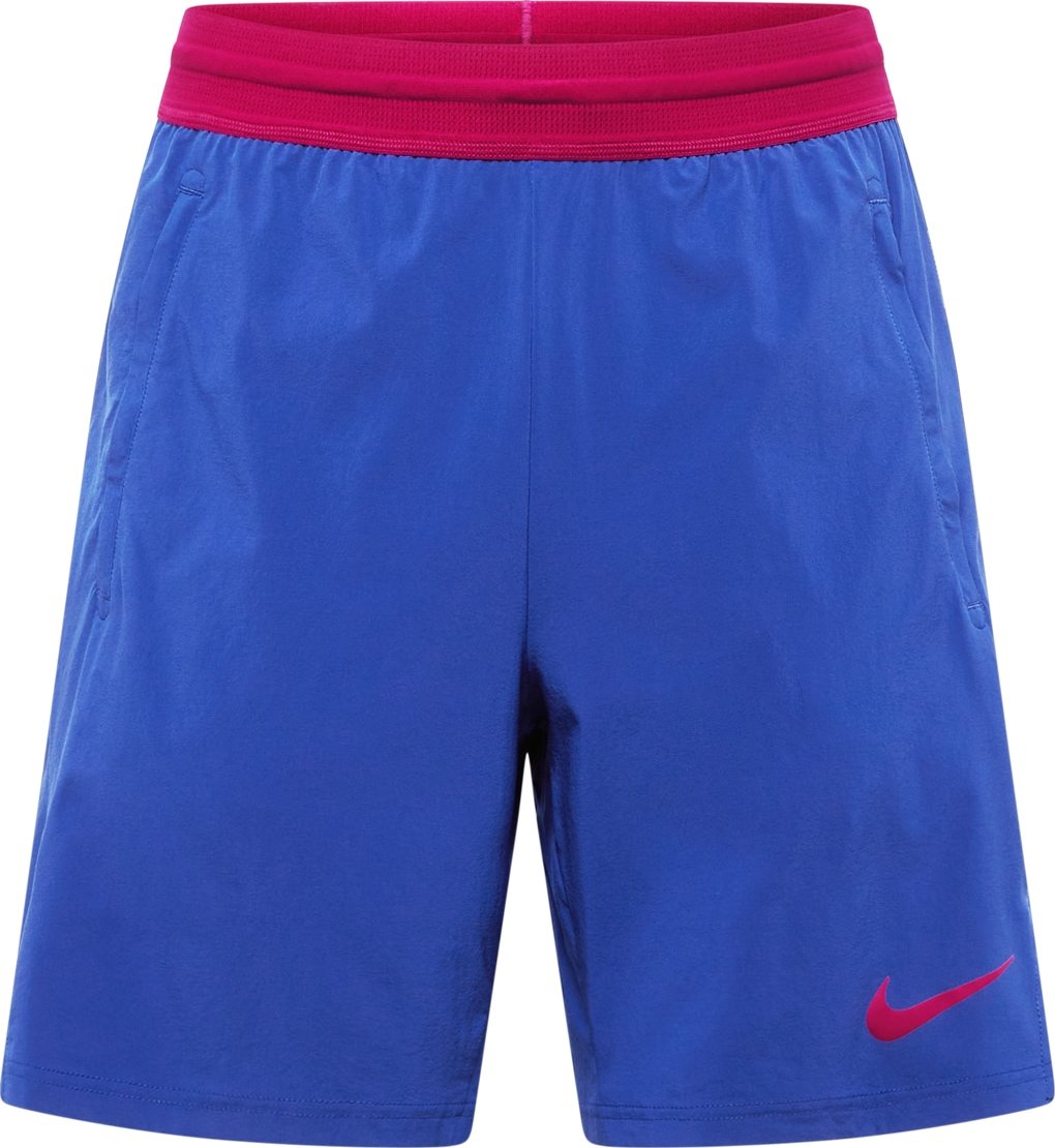 Sportovní kalhoty Nike královská modrá / malinová