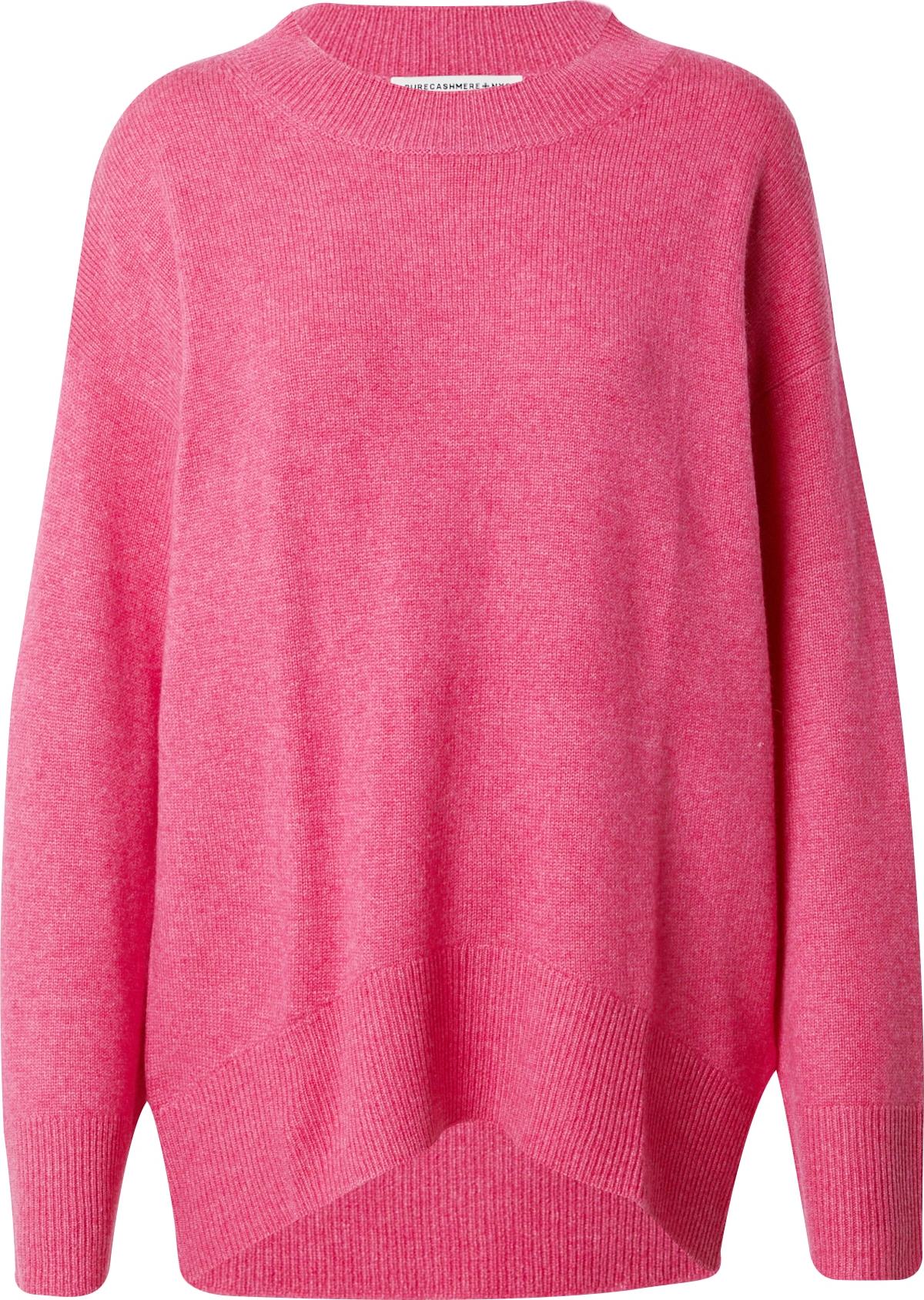 Svetr Pure Cashmere NYC tmavě růžová