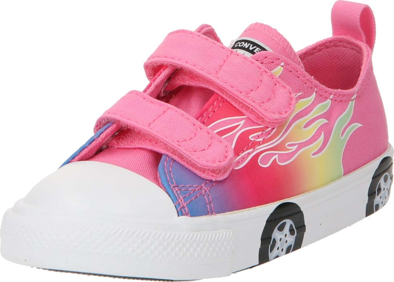 Tenisky Converse nebeská modř / žlutá / světle zelená / světle růžová