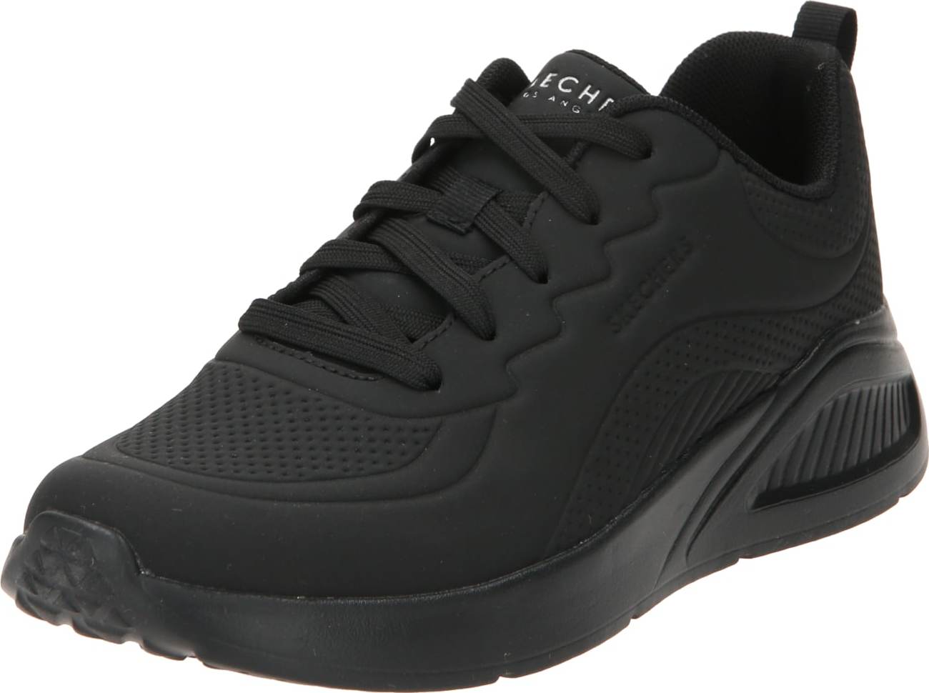 Tenisky 'Deboss Durabuck' Skechers černá