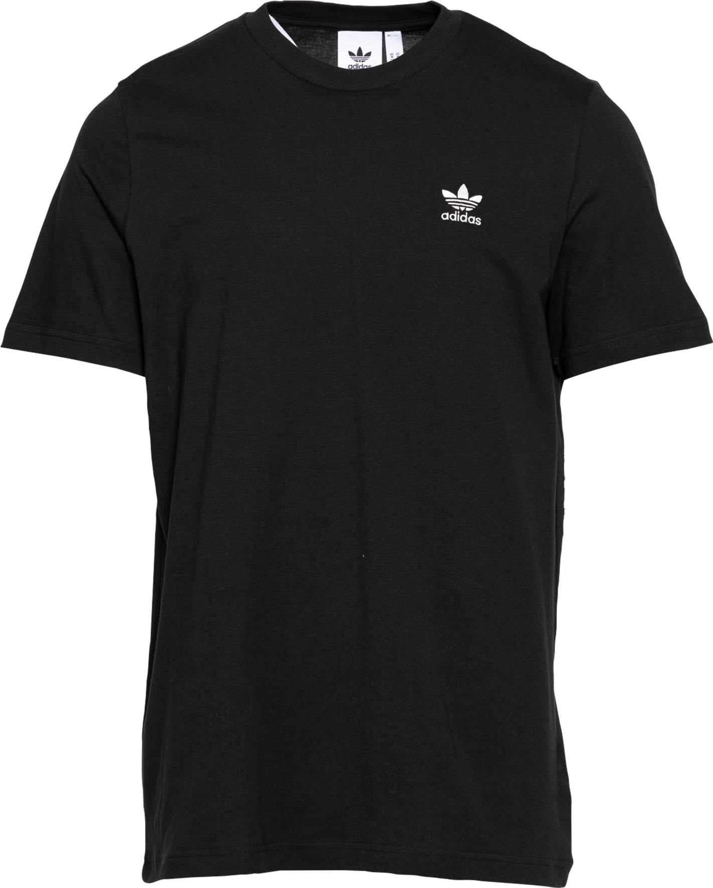 Tričko 'Adicolor Essentials Trefoil' adidas Originals černá / bílá