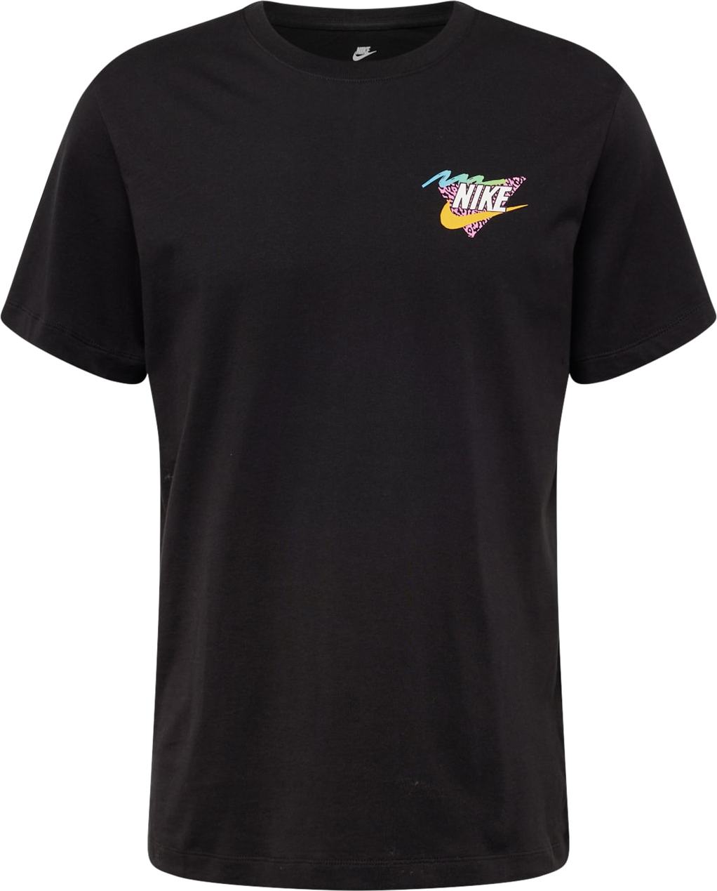 Tričko Nike Sportswear béžová / světlemodrá / světle zelená / černá