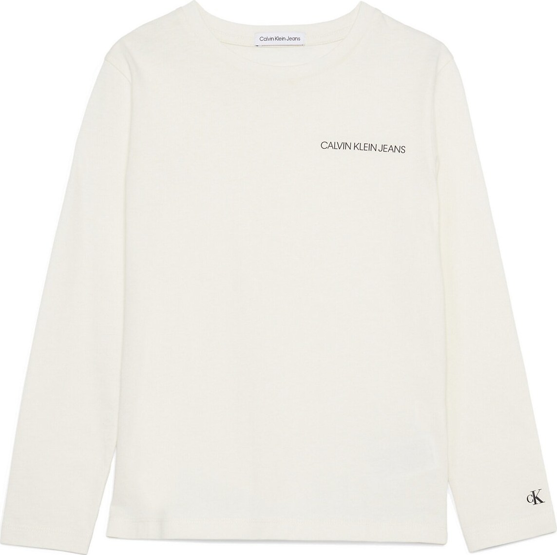 Tričko Calvin Klein Jeans béžová / černá