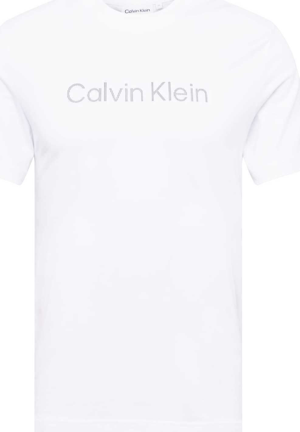 Tričko Calvin Klein šedá / bílá