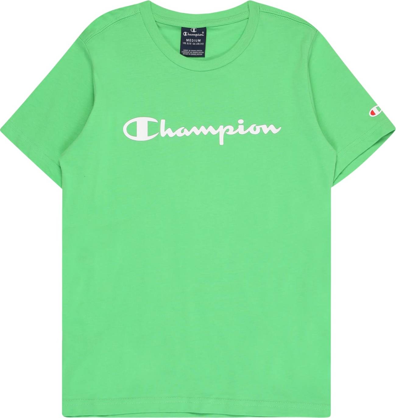 Tričko Champion Authentic Athletic Apparel světle zelená / červená / bílá