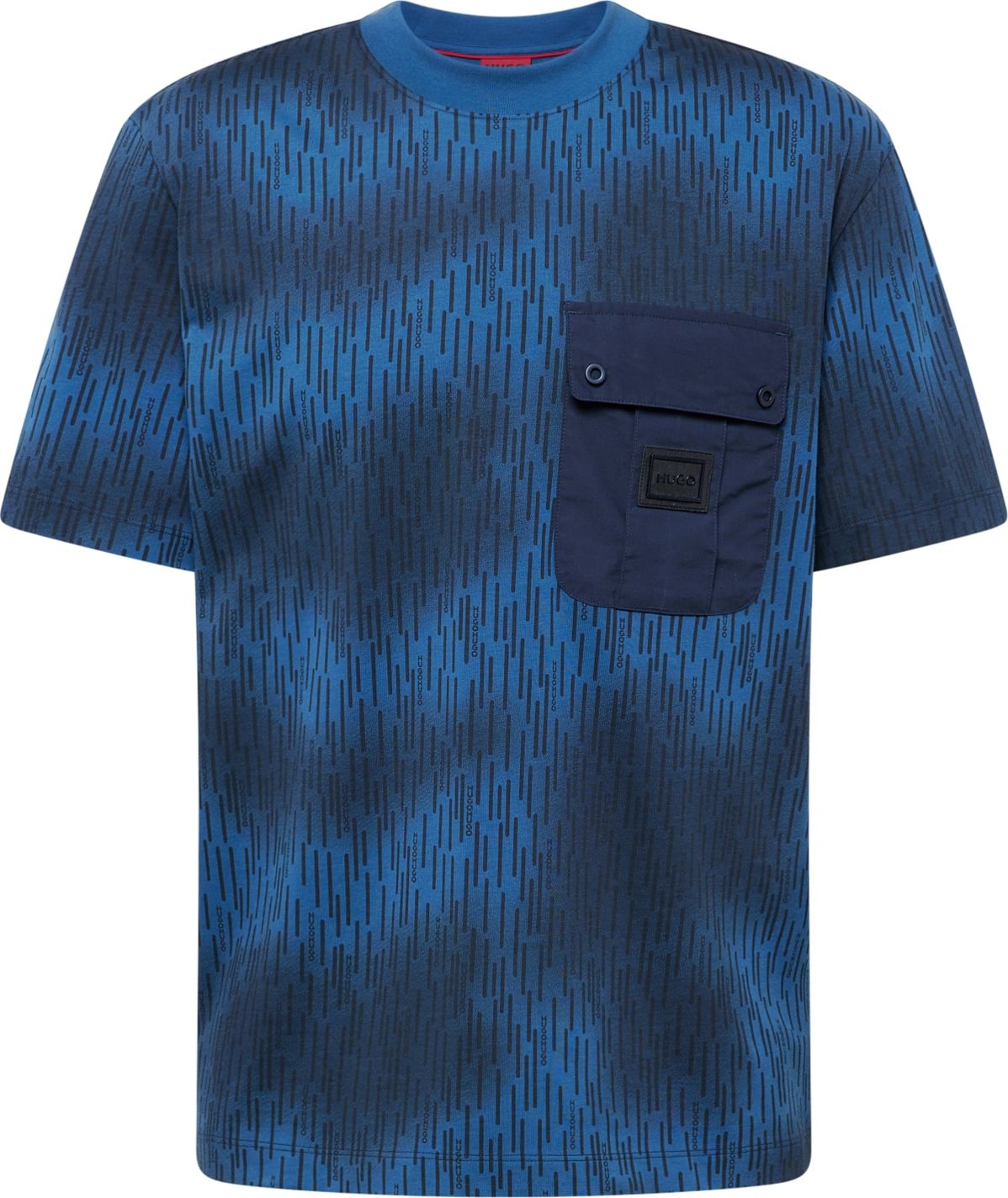 Tričko 'Dengduang' HUGO modrá / marine modrá