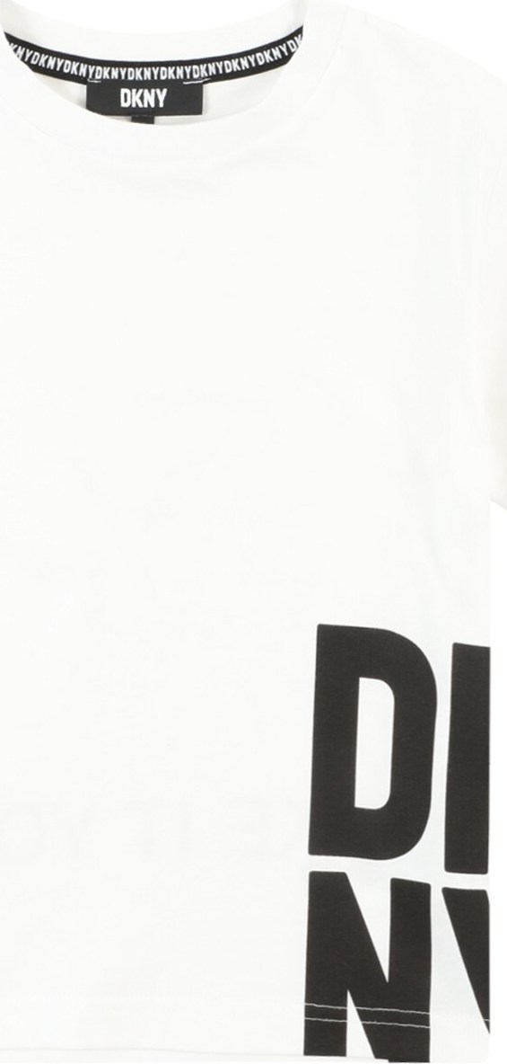 Tričko DKNY černá / bílá