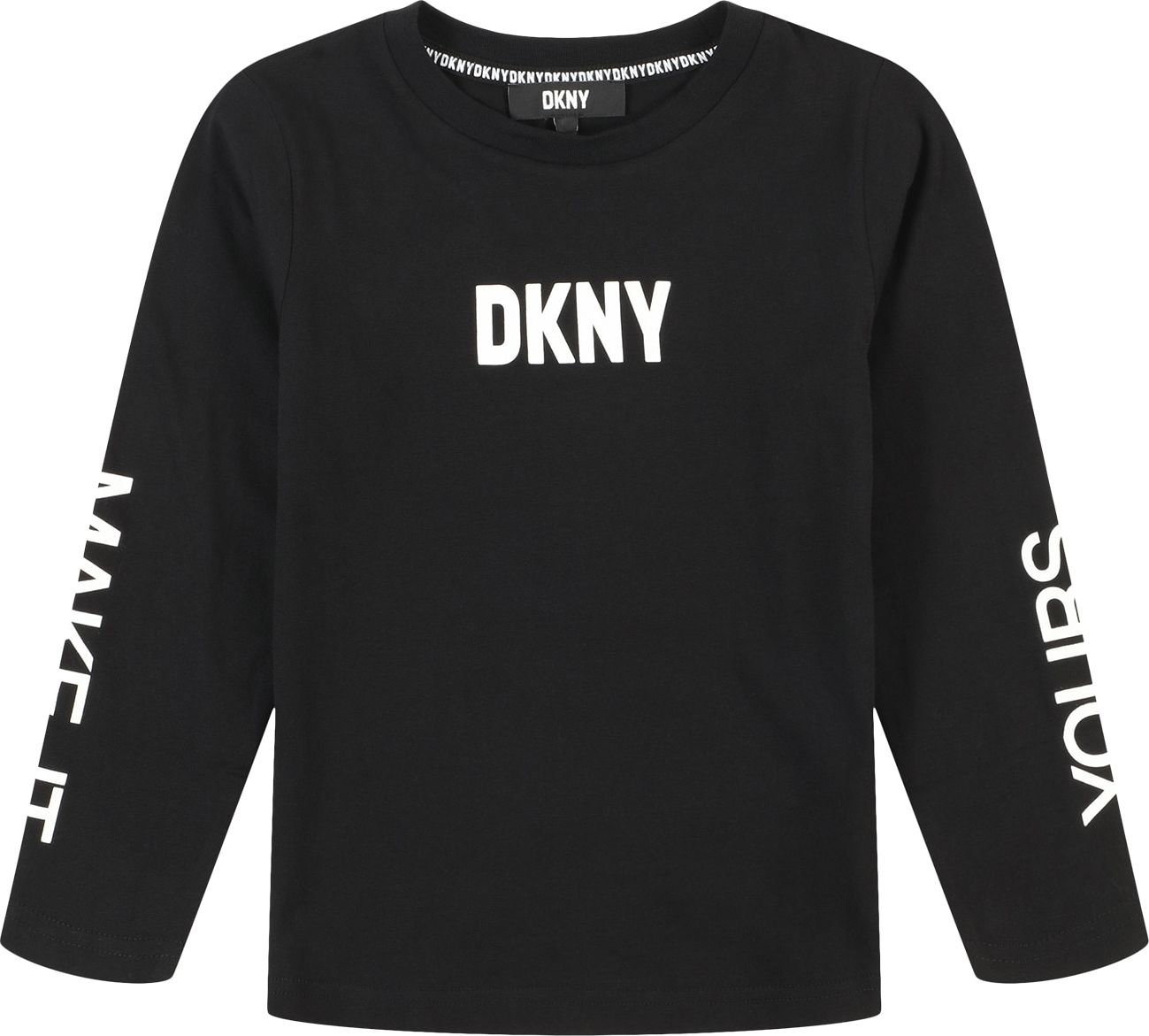 Tričko DKNY černá / bílá