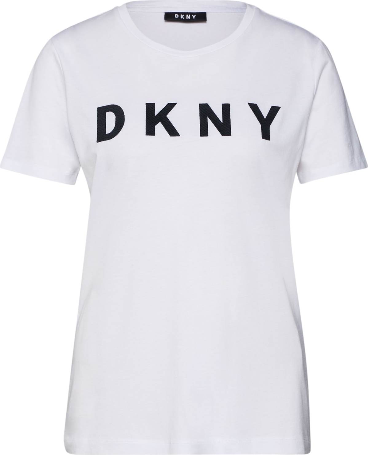 Tričko 'FOUNDATION' DKNY černá / bílá