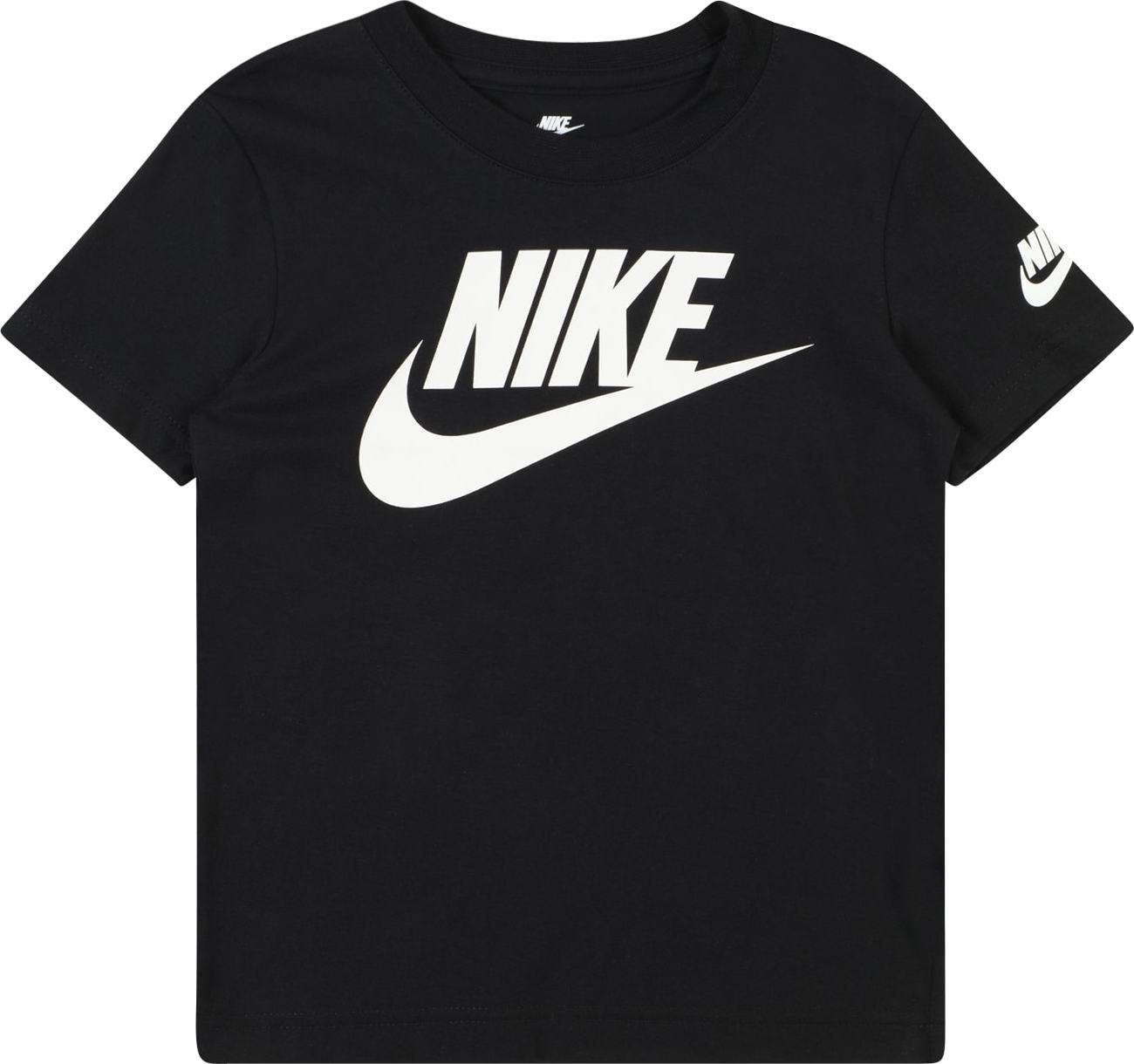 Tričko 'FUTURA EVERGREEN' Nike Sportswear černá / bílá