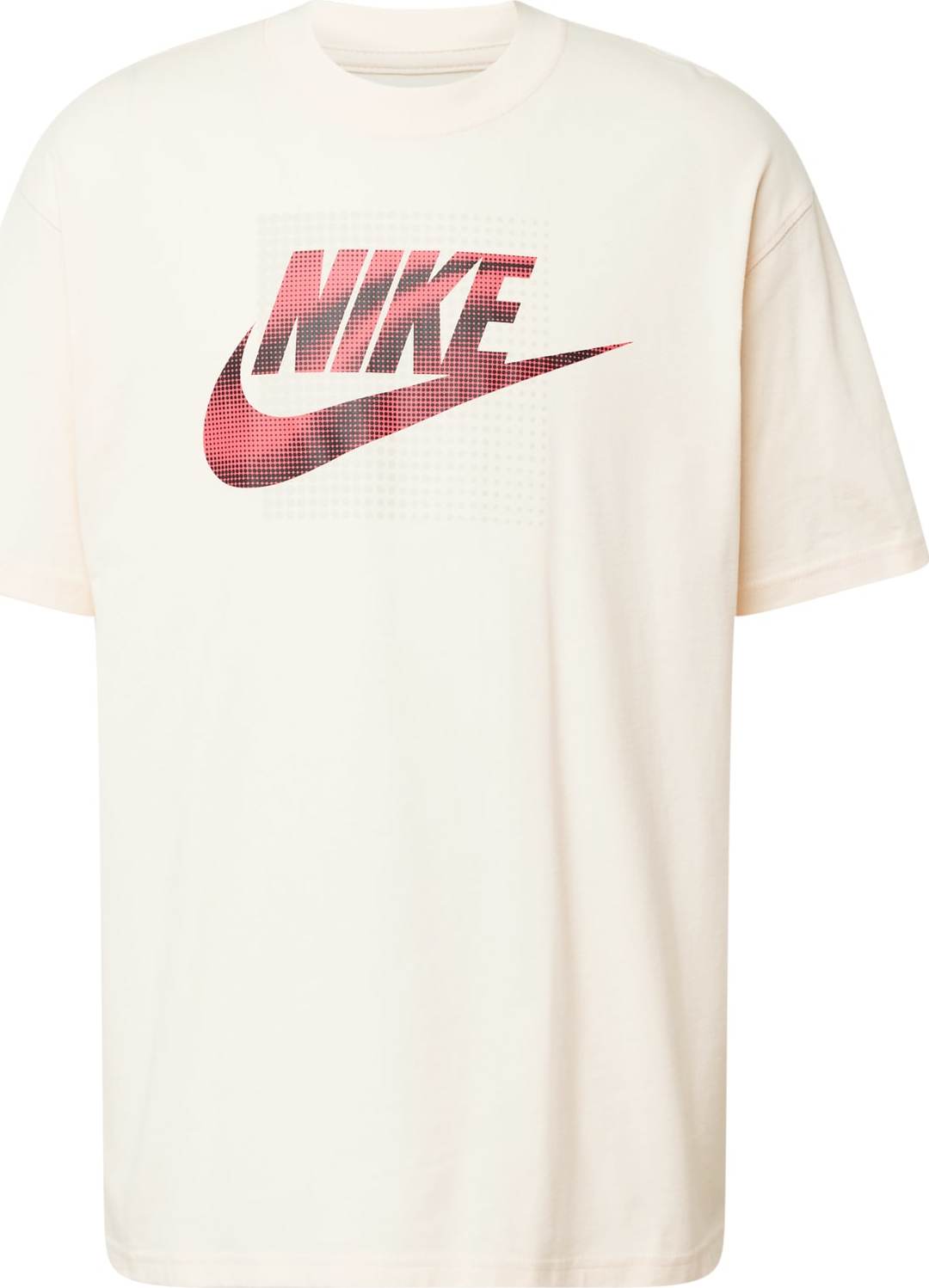 Tričko 'FUTURA' Nike Sportswear pastelově růžová / červená / černá