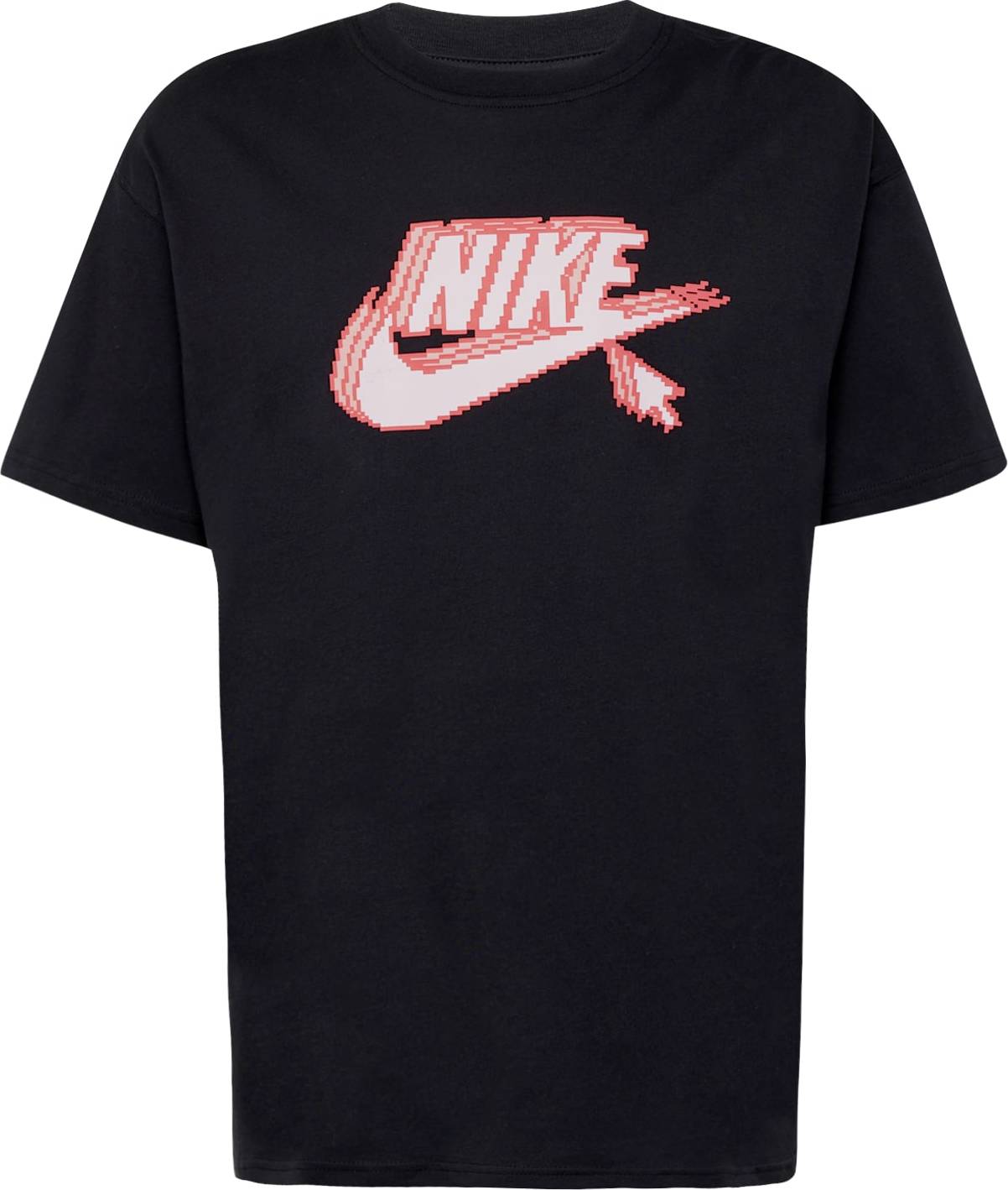 Tričko 'FUTURA' Nike Sportswear pink / černá / bílá