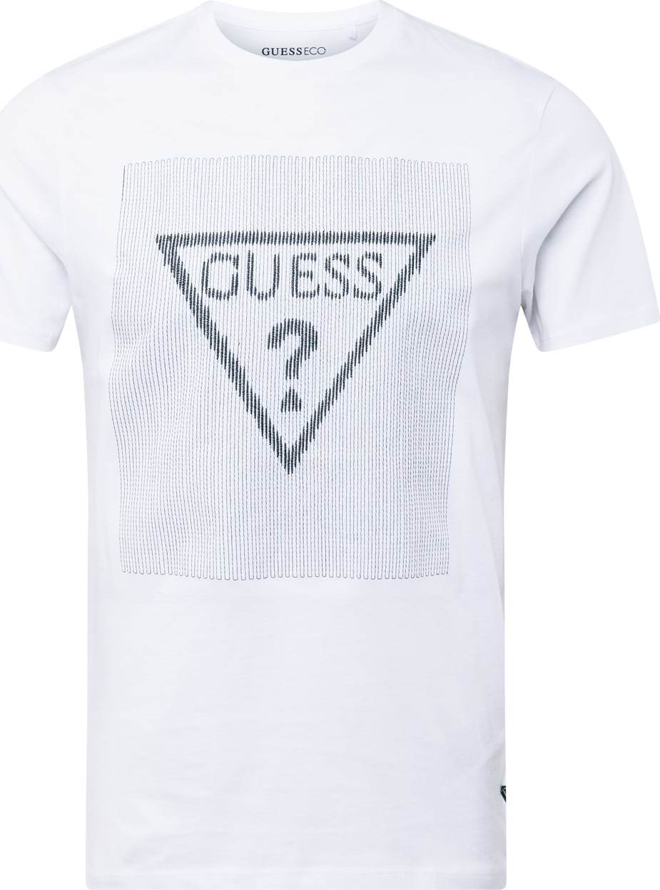 Tričko Guess šedá / bílá