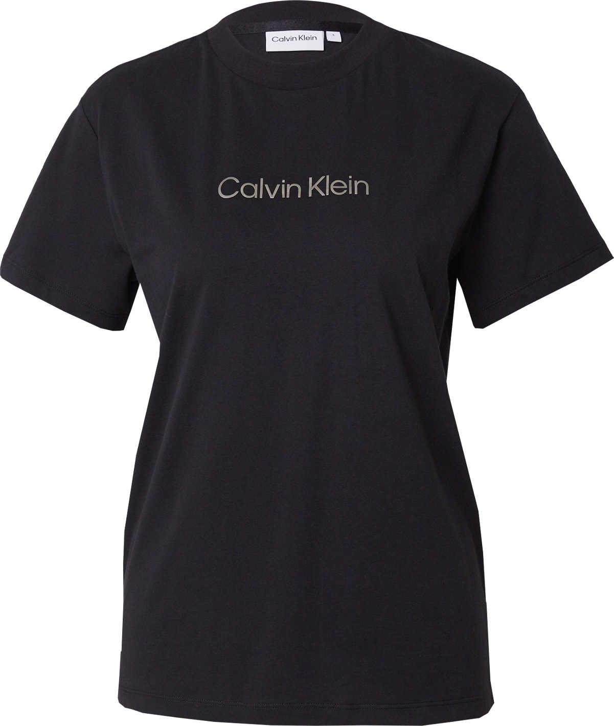 Tričko 'HERO' Calvin Klein stříbrně šedá / černá