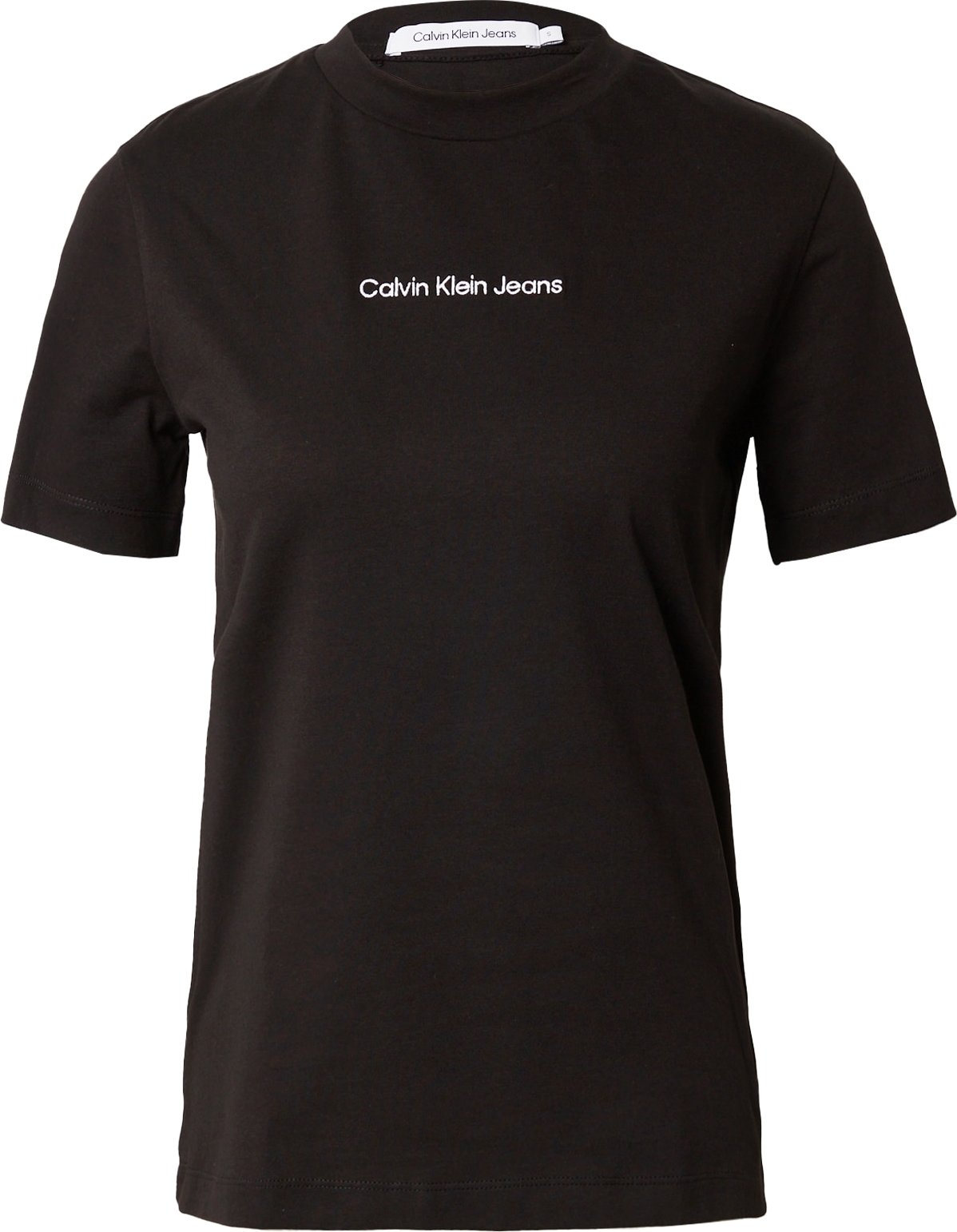 Tričko 'INSTITUTIONAL' Calvin Klein Jeans černá / bílá