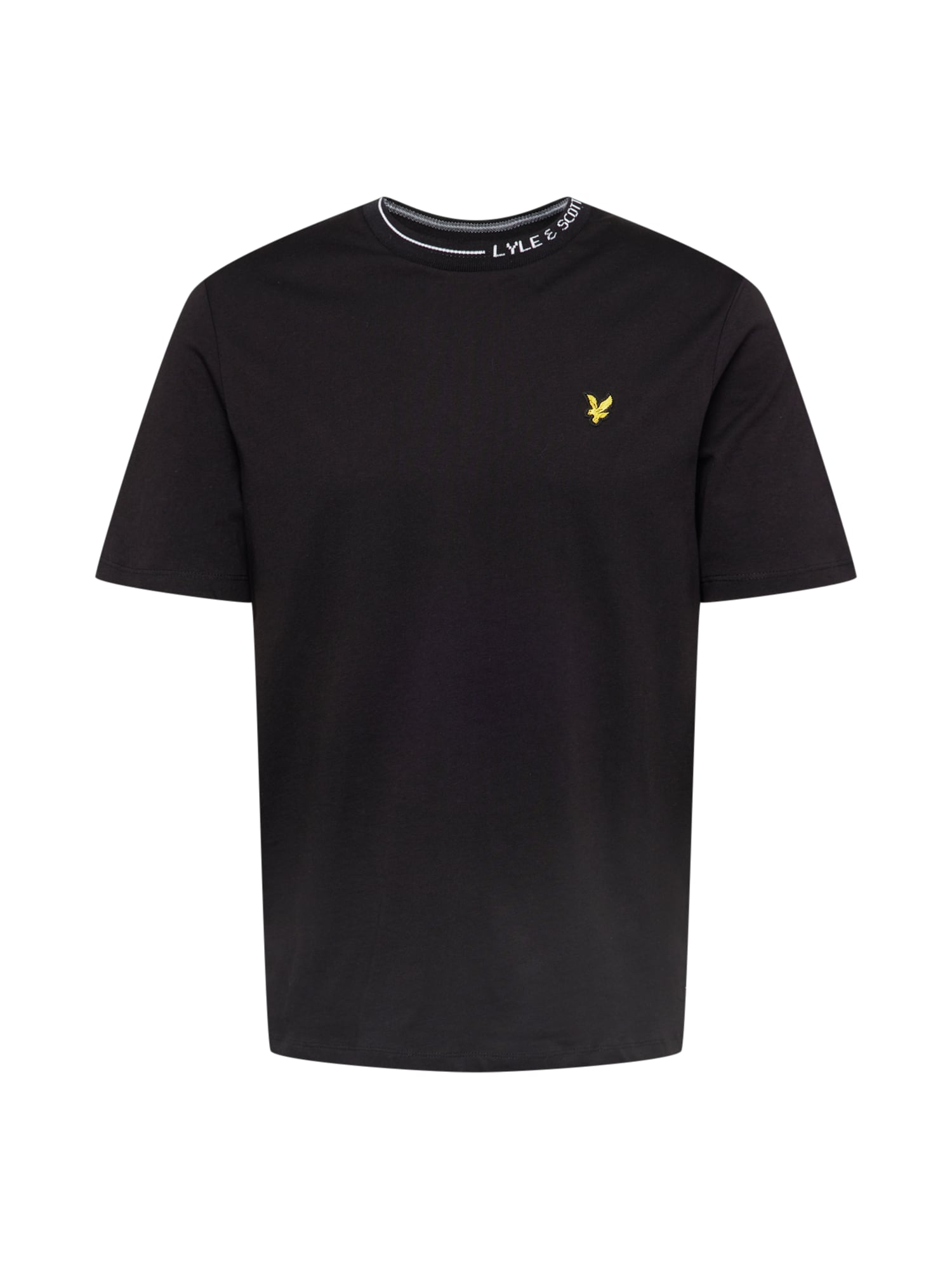 Tričko Lyle & Scott žlutá / černá / bílá