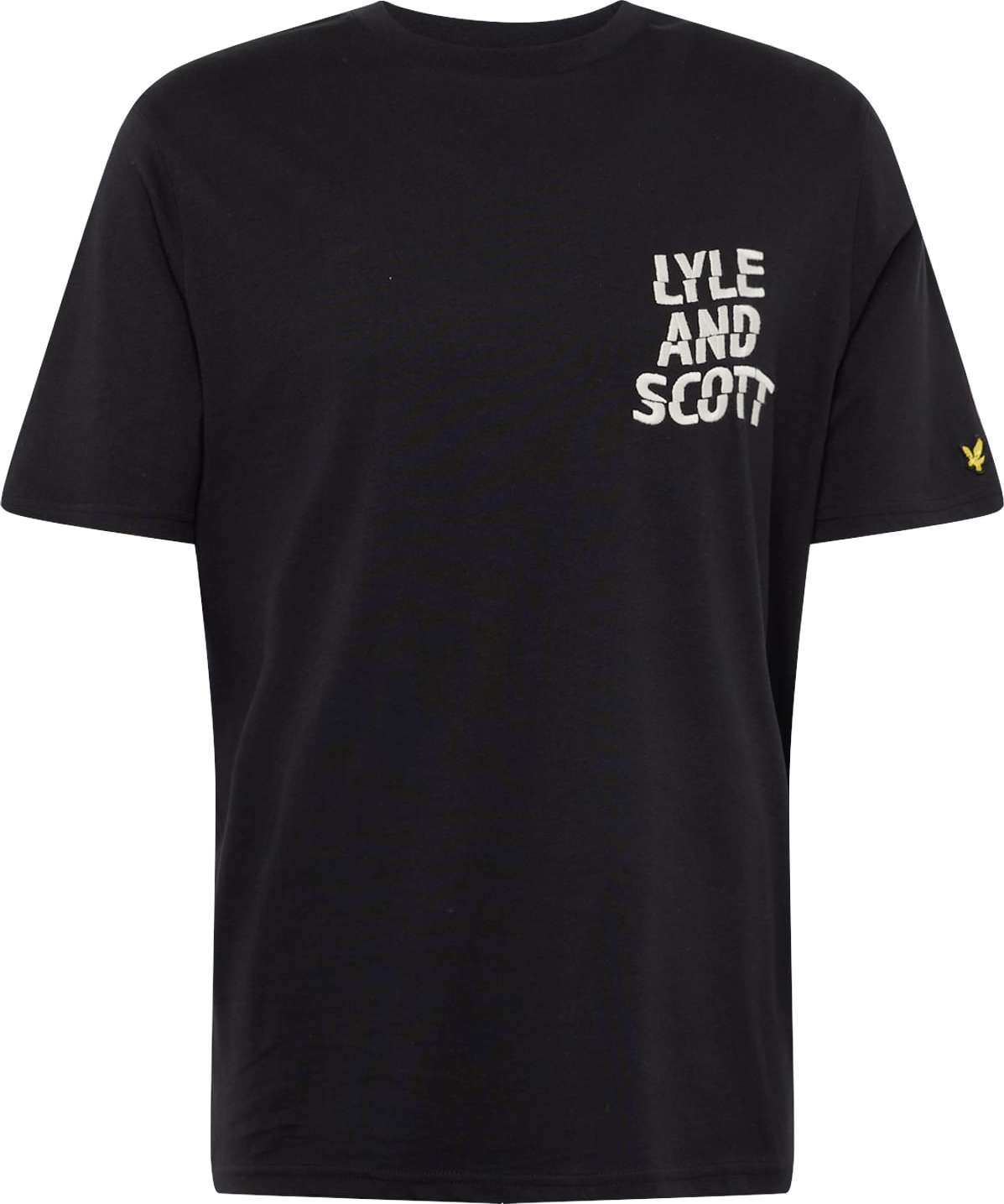 Tričko Lyle & Scott žlutá / černá / bílá