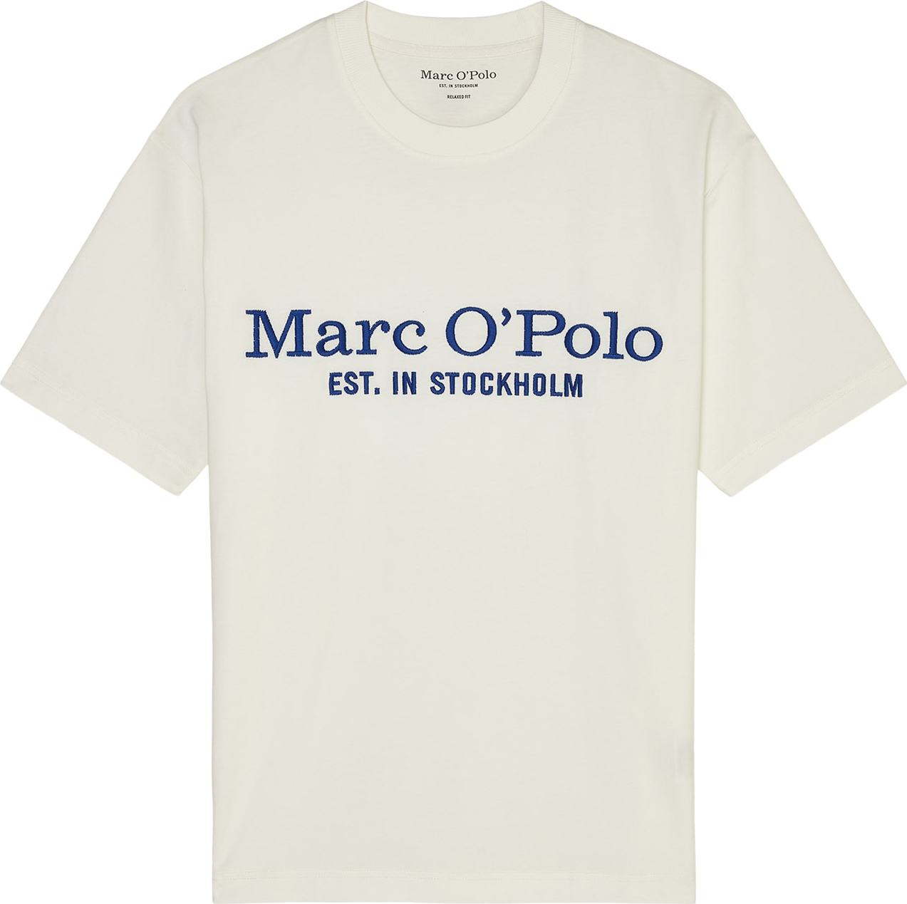 Tričko Marc O'Polo modrá / bílá