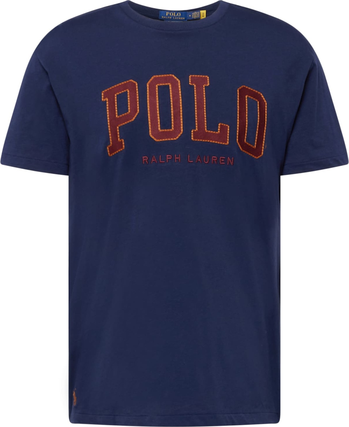 Tričko Polo Ralph Lauren námořnická modř / tmavě oranžová / tmavě červená