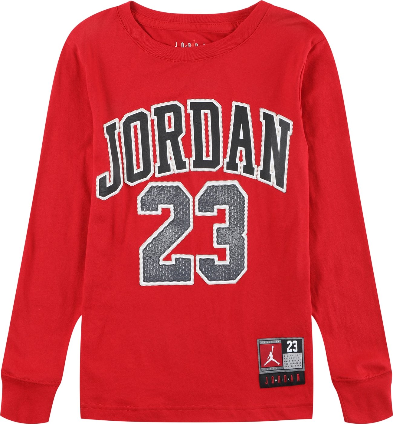 Tričko 'PRACTICE FLIGHT' Jordan tmavě šedá / červená / černá / bílá