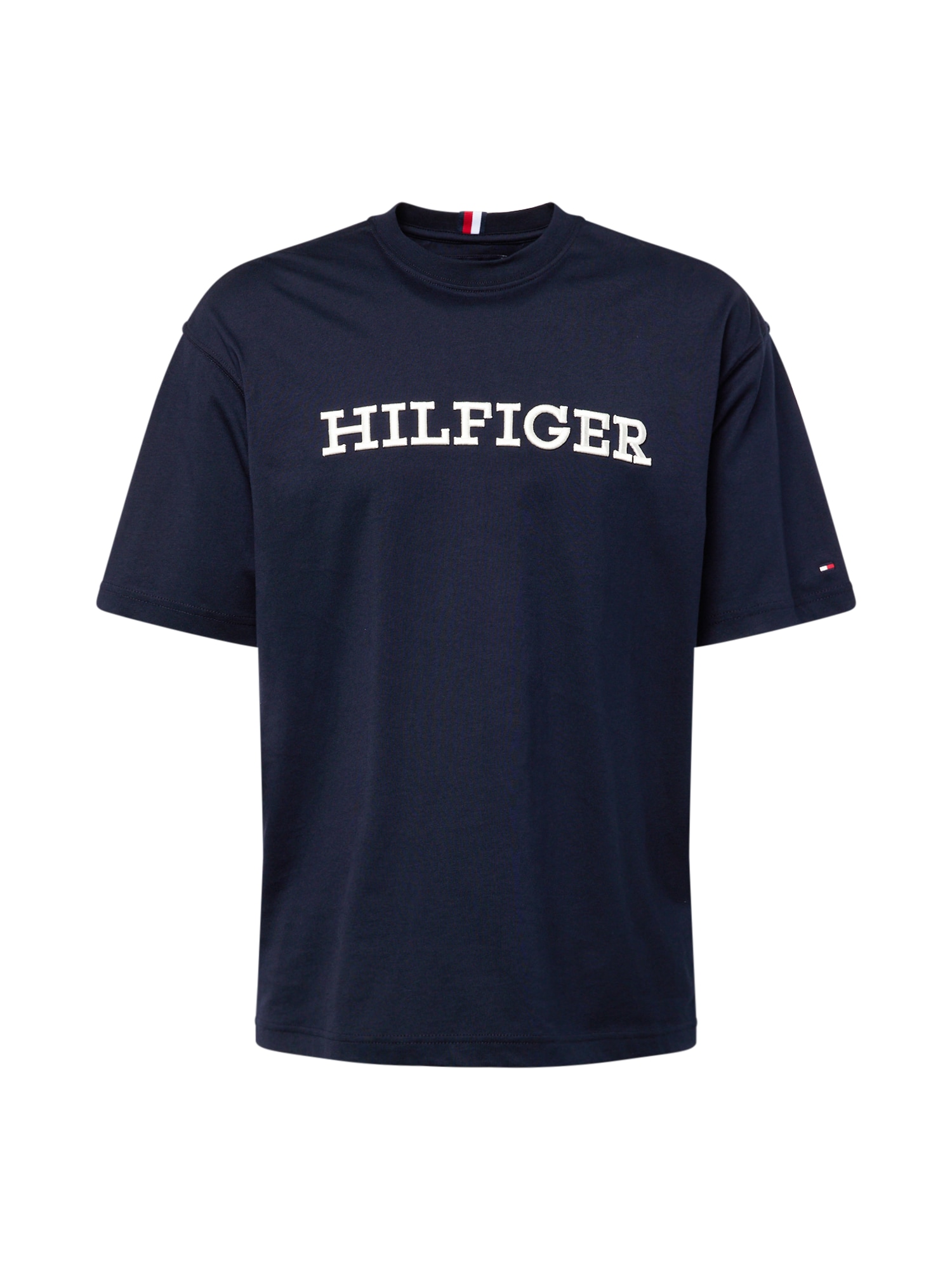 Tričko Tommy Hilfiger námořnická modř / bílá