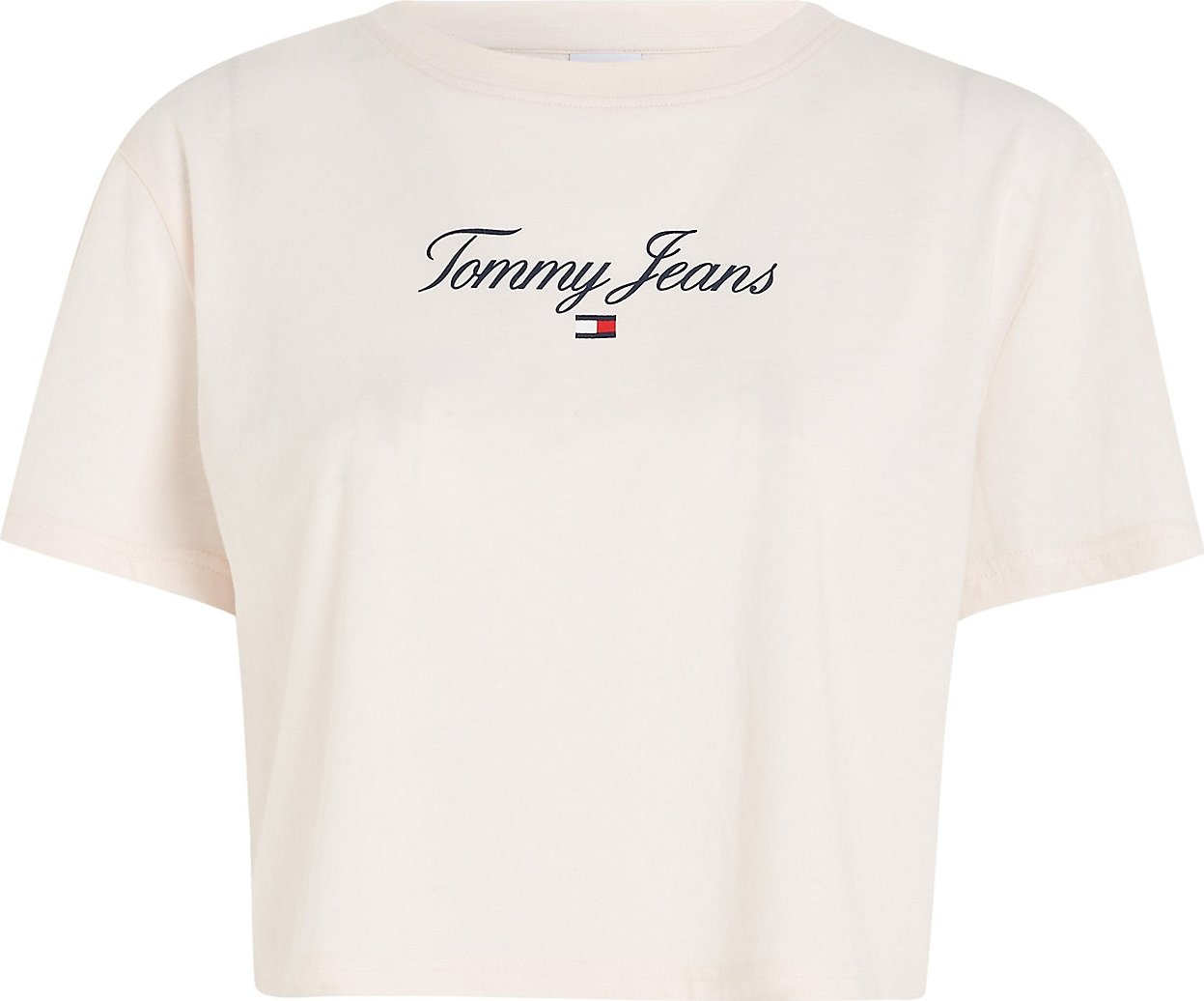Tričko Tommy Jeans Curve béžová / mix barev