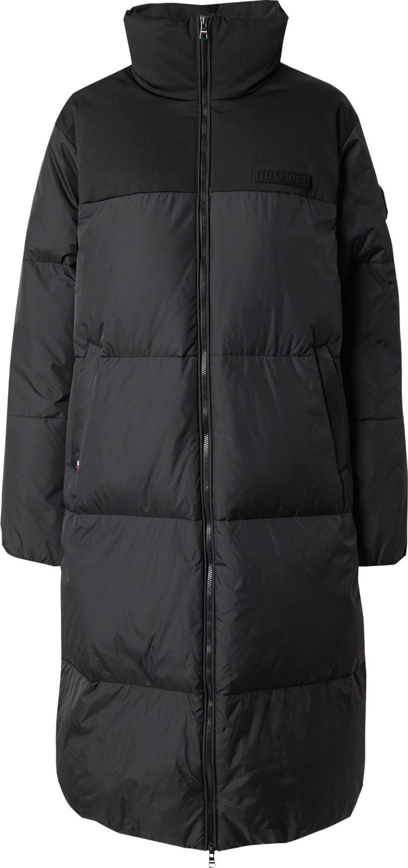 Zimní kabát 'New York' Tommy Hilfiger antracitová / černá