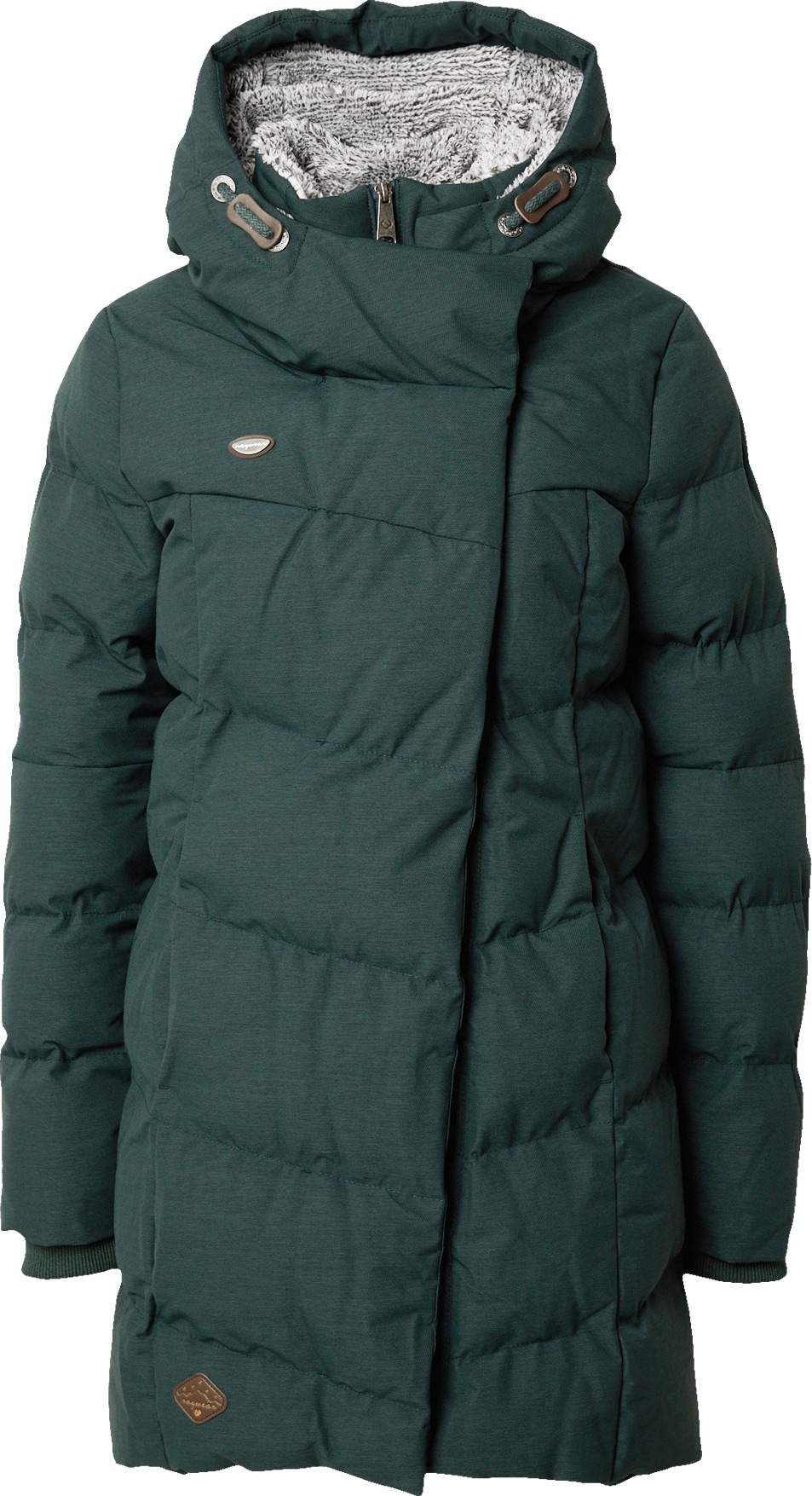 Zimní kabát 'PAVLA' Ragwear tmavě zelená