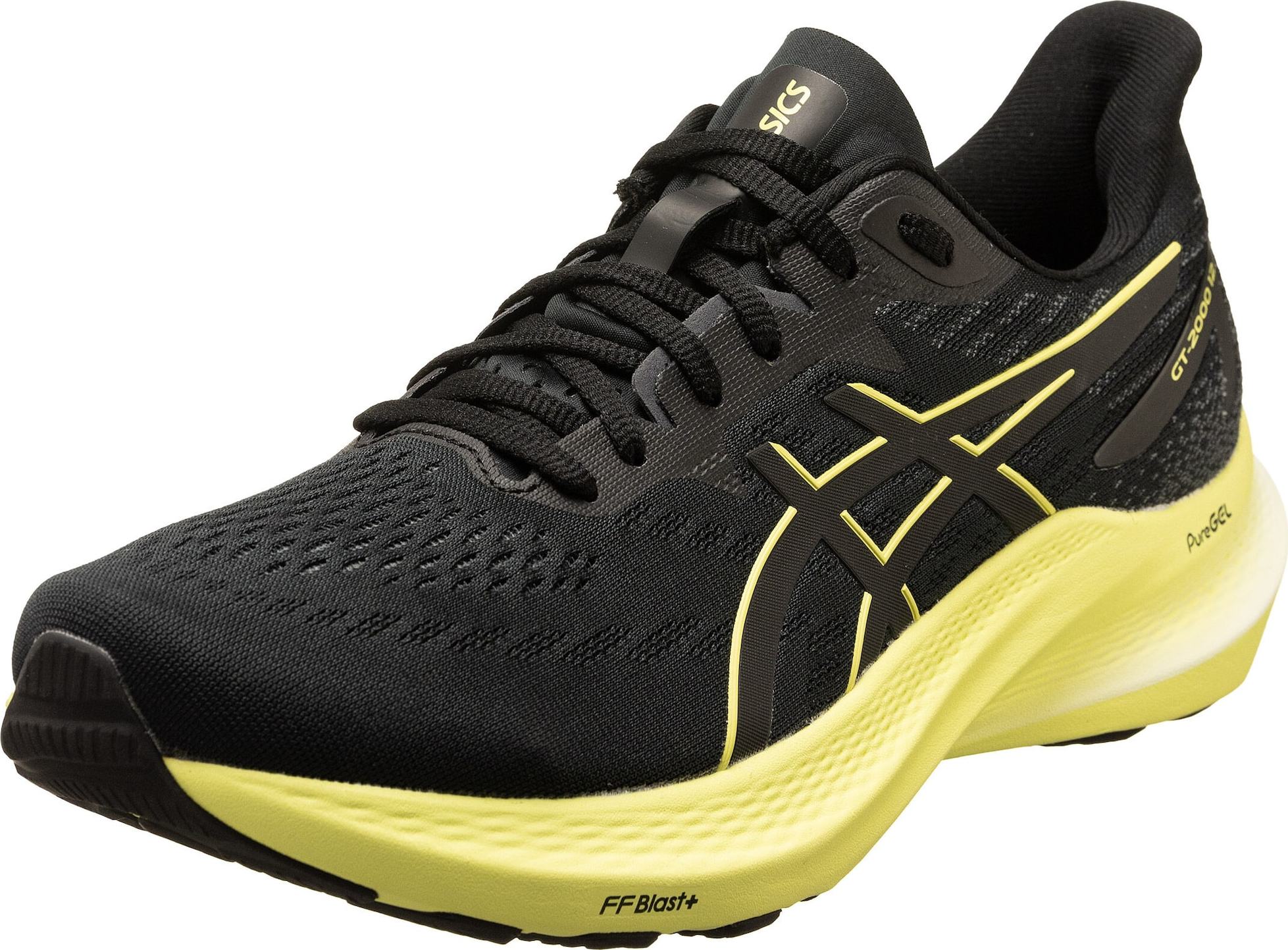 Běžecká obuv 'GT-2000 12' ASICS žlutá / černá