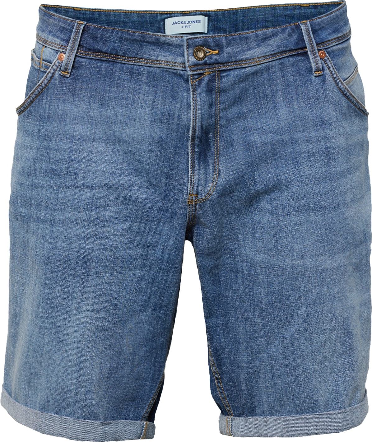 Džíny 'RICK' Jack & Jones Plus modrá džínovina