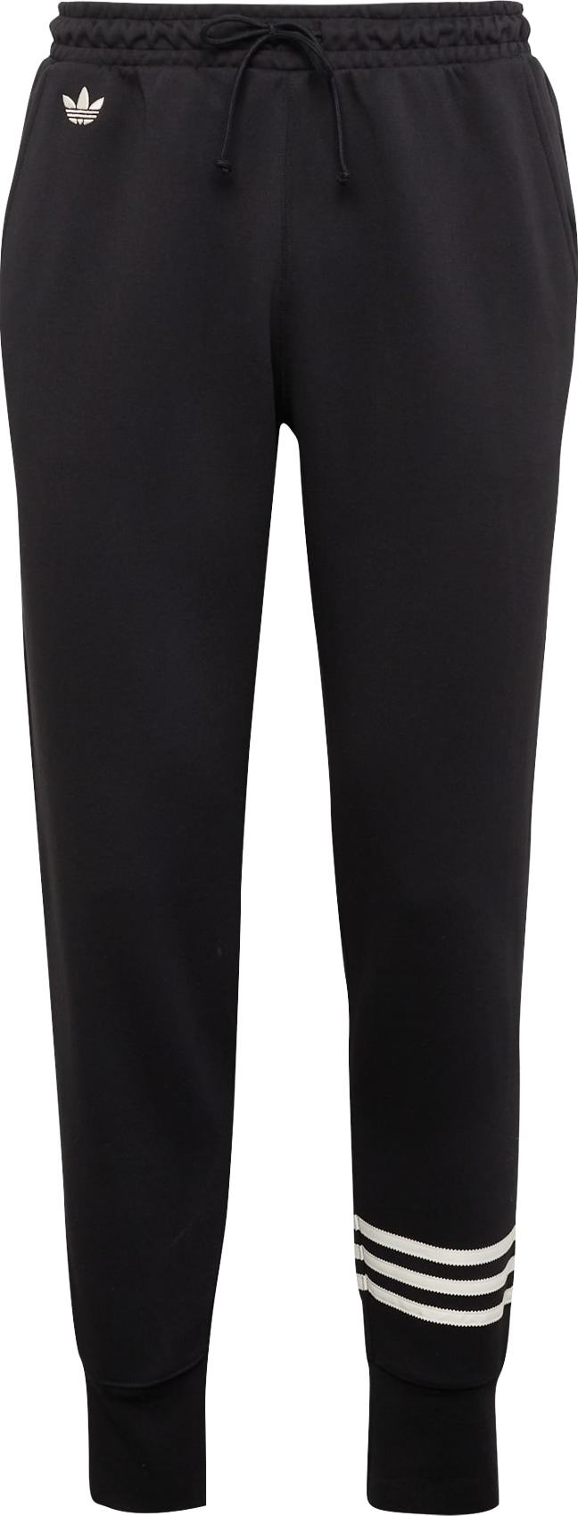 Kalhoty 'Adicolor Neuclassics' adidas Originals černá / bílá