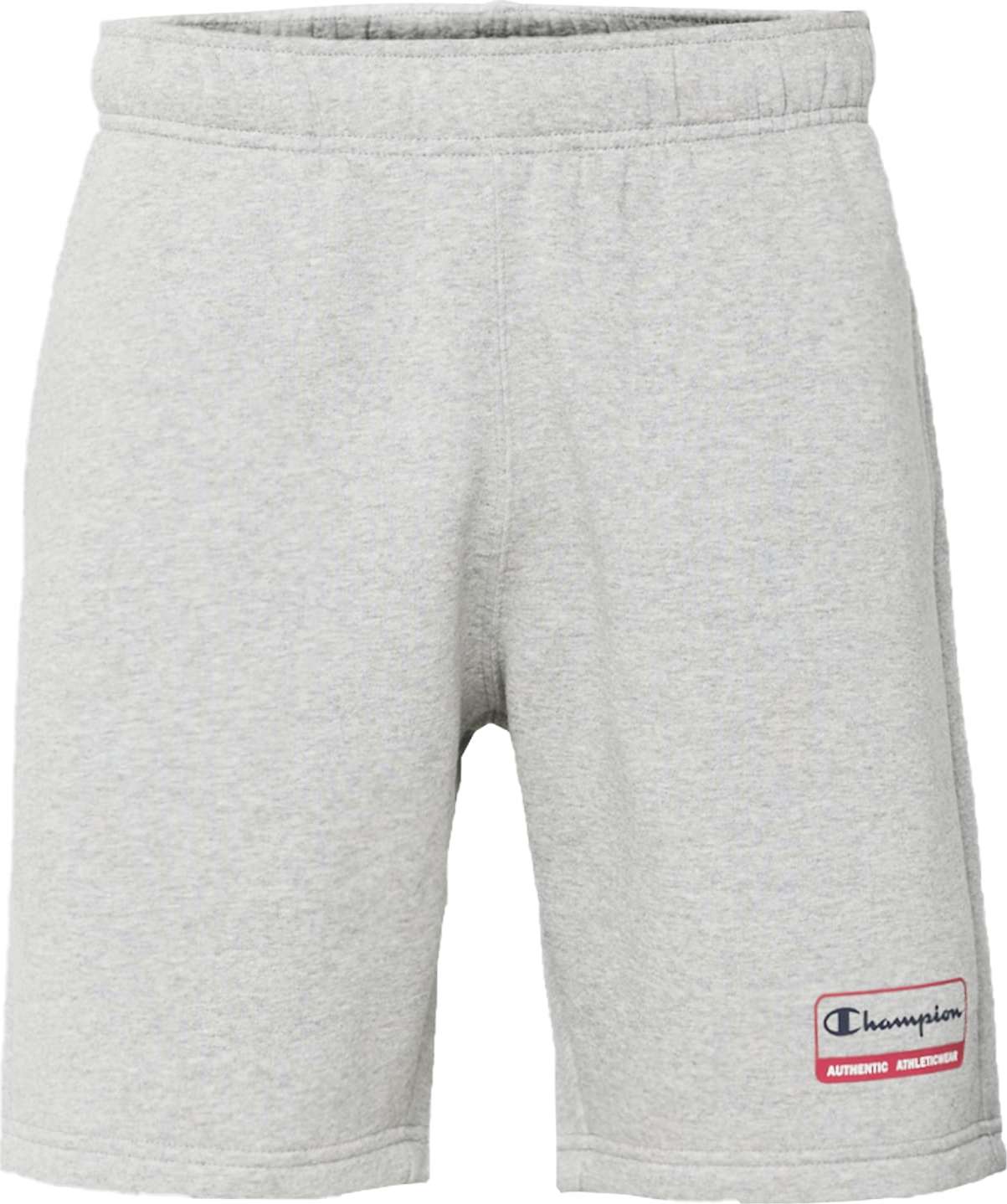 Kalhoty Champion Authentic Athletic Apparel šedý melír / červená / bílá